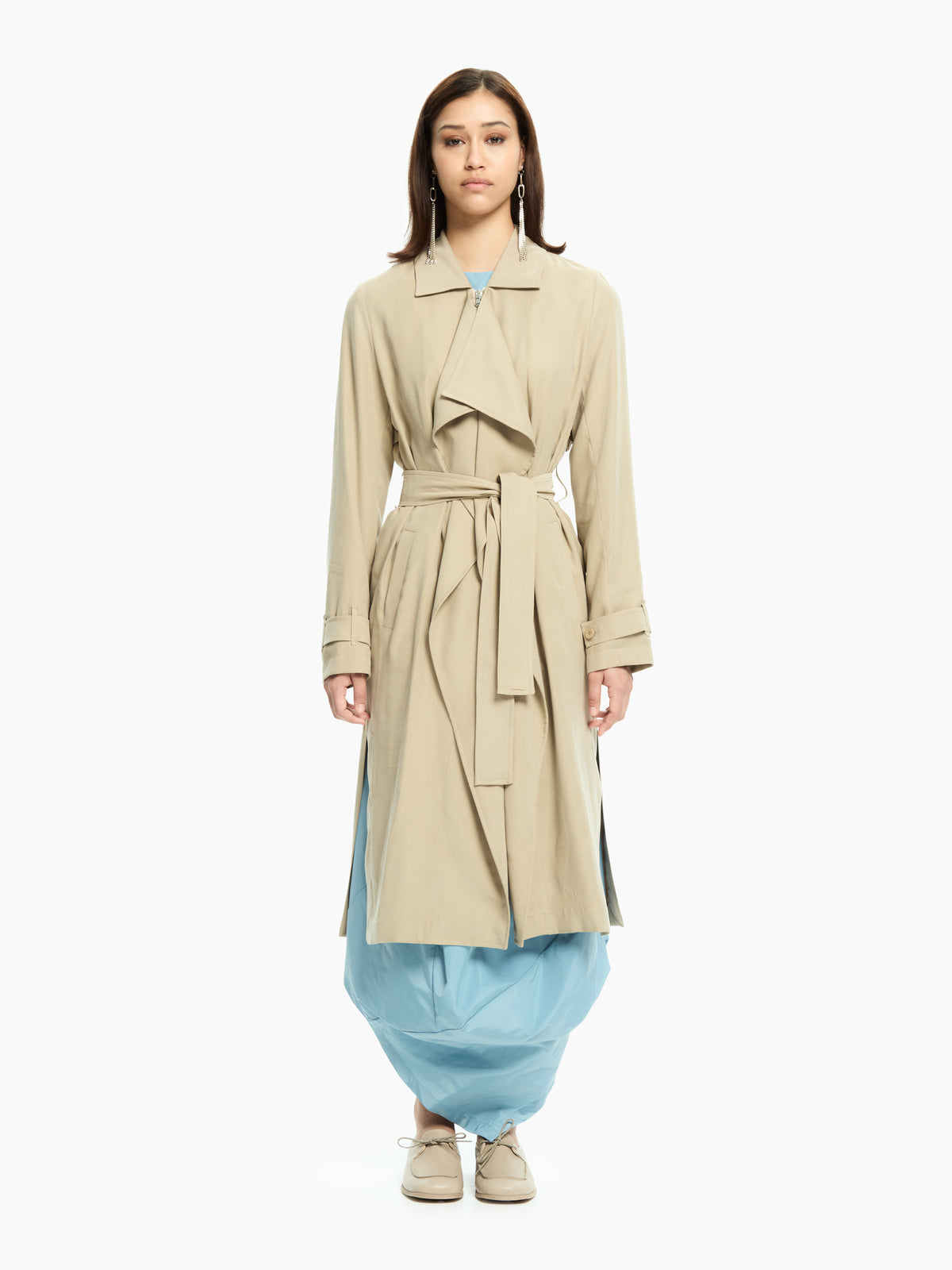 IXOS Trench fluido BEIGE
