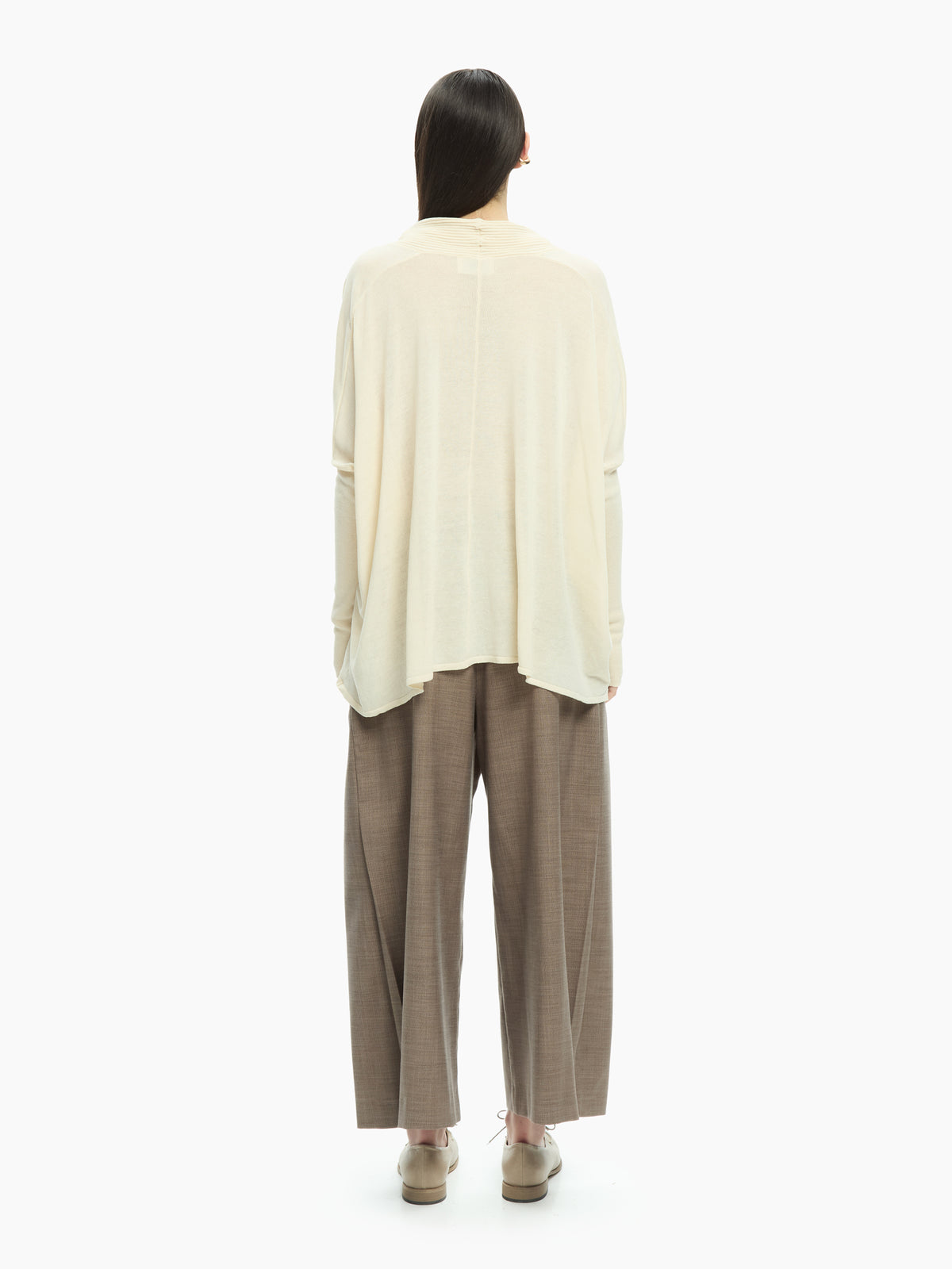 IXOS Maglia con scollo drappeggiato BEIGE