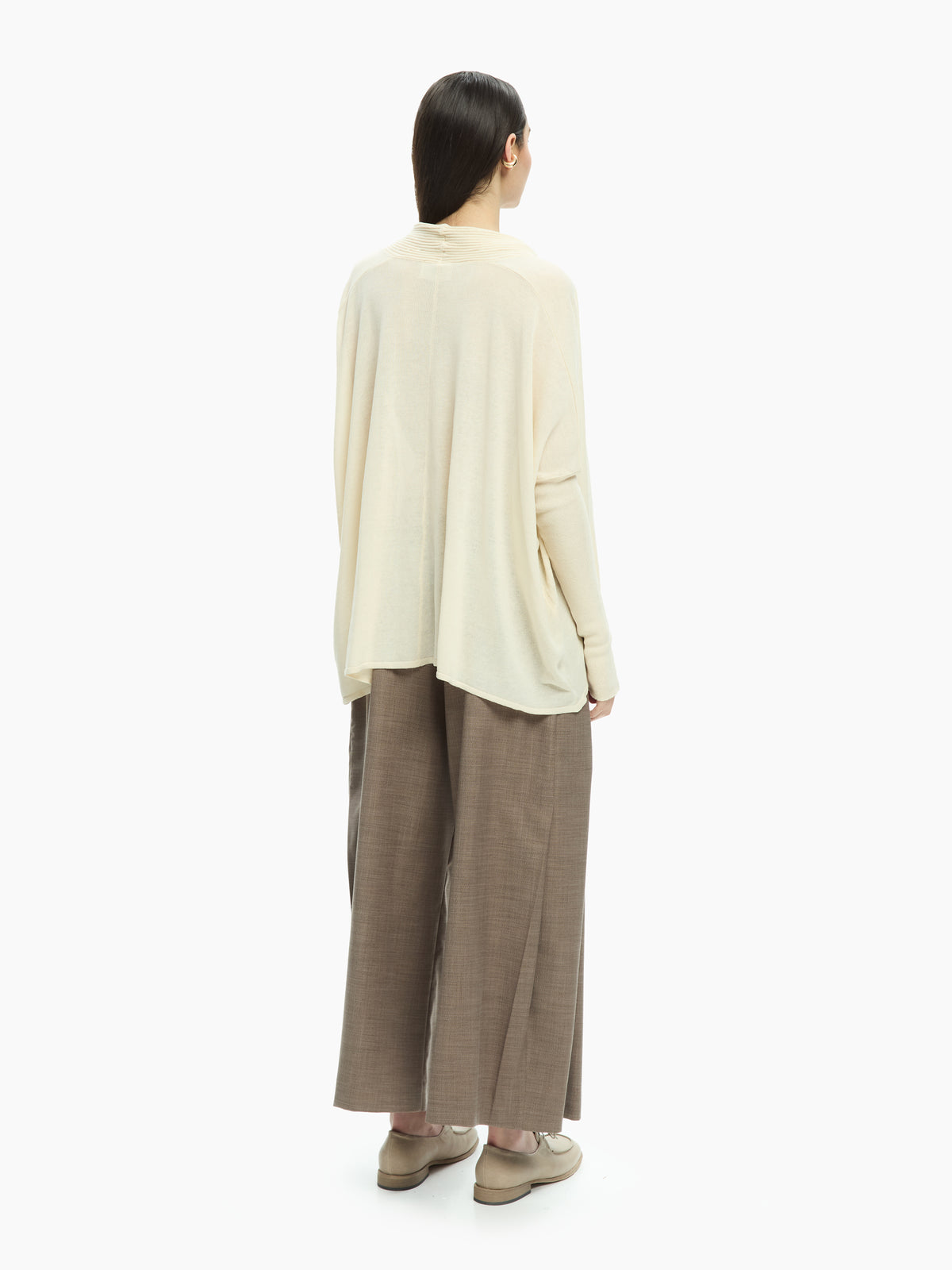 IXOS Maglia con scollo drappeggiato BEIGE