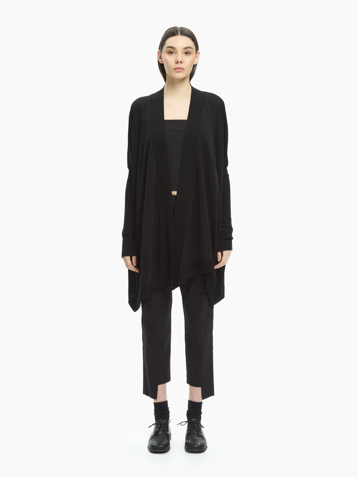 IXOS Maglia ampia con scollo NERO