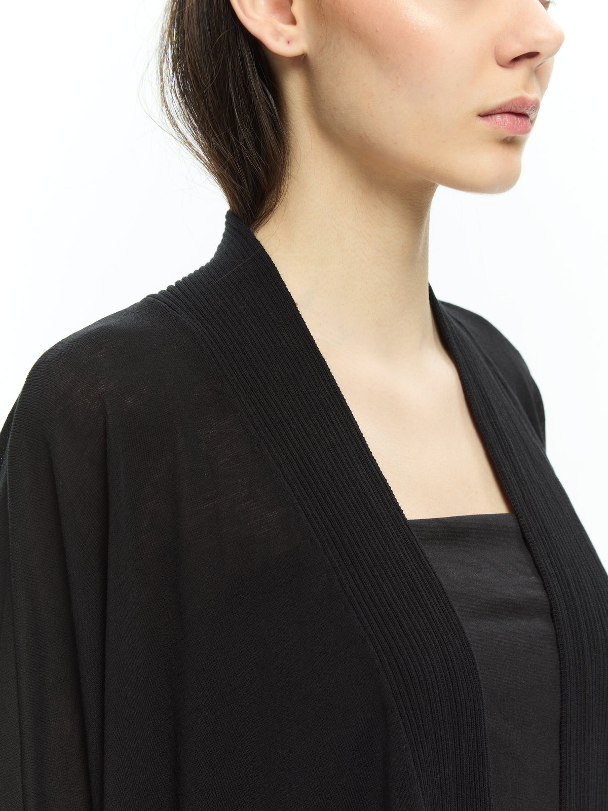 IXOS Maglia ampia con scollo NERO