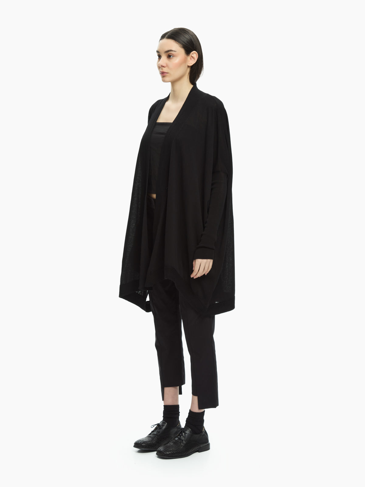 IXOS Maglia ampia con scollo NERO