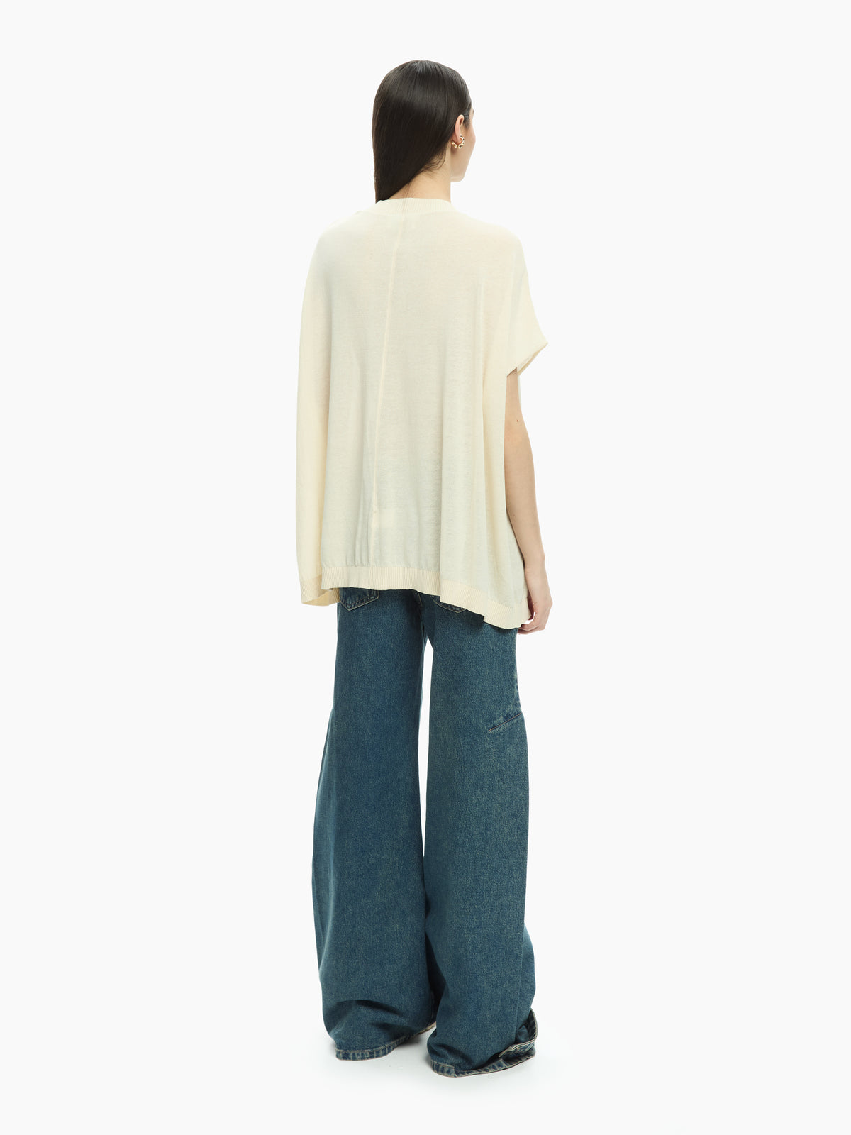 IXOS Maglia oversize a coste BEIGE