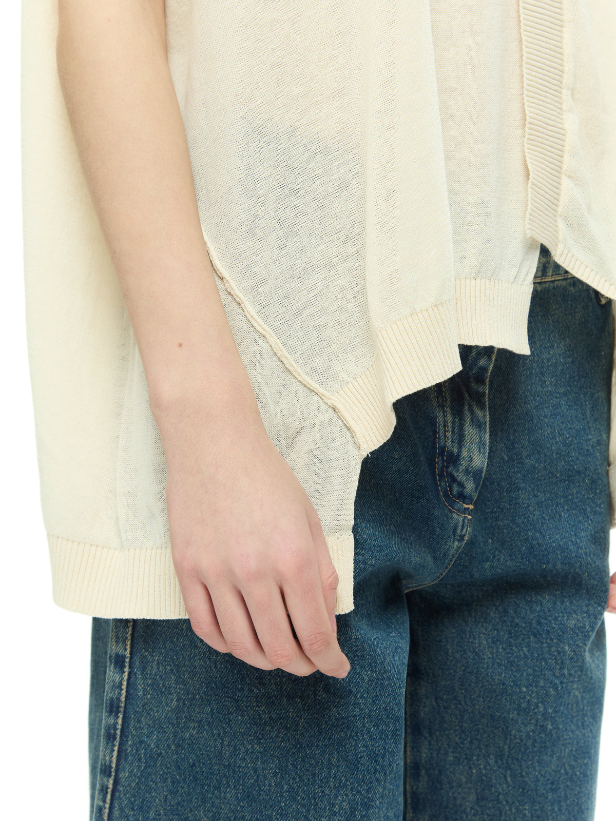 IXOS Maglia oversize a coste BEIGE