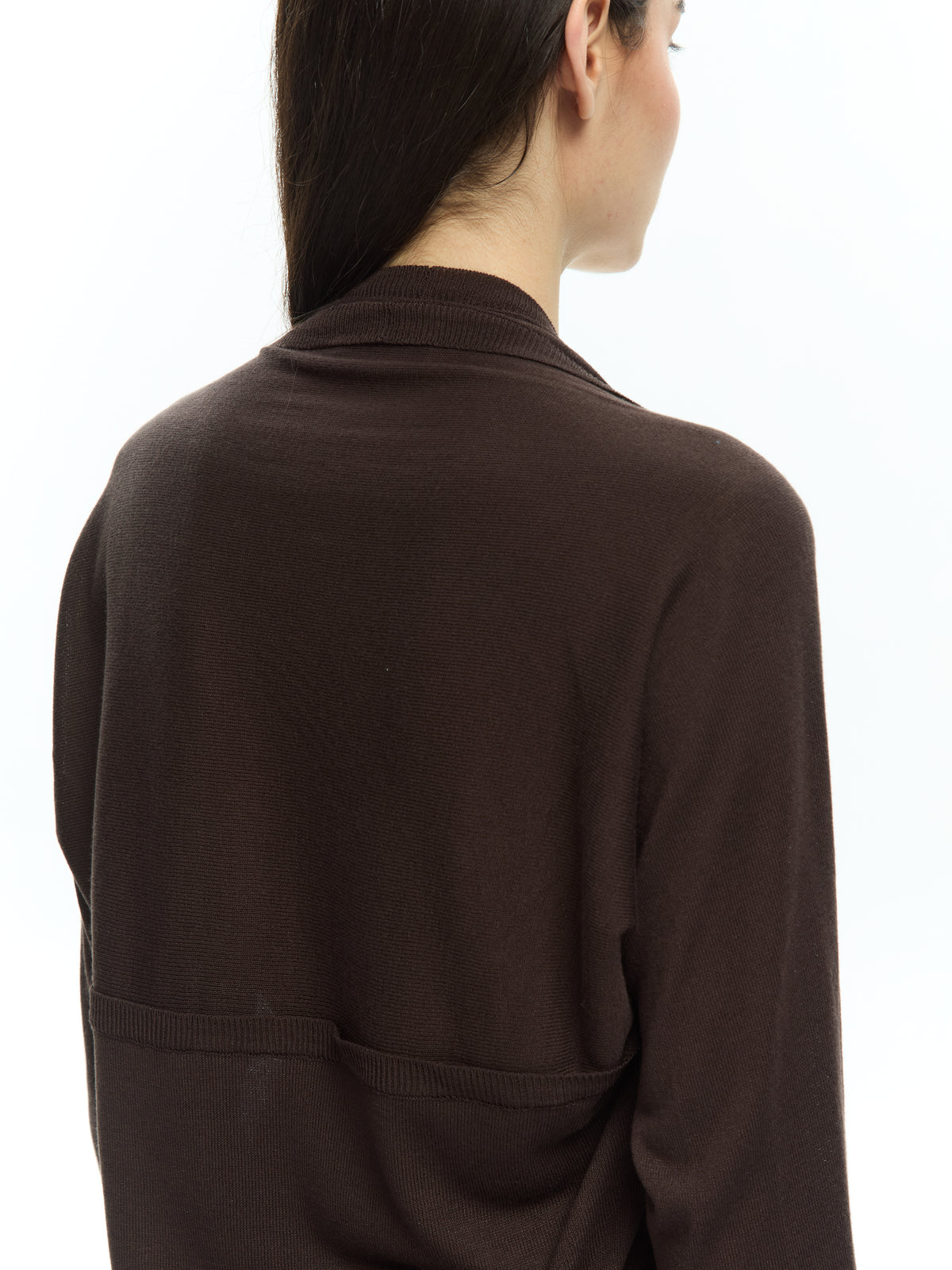 IXOS Cardigan con scollo profondo  MARRONE
