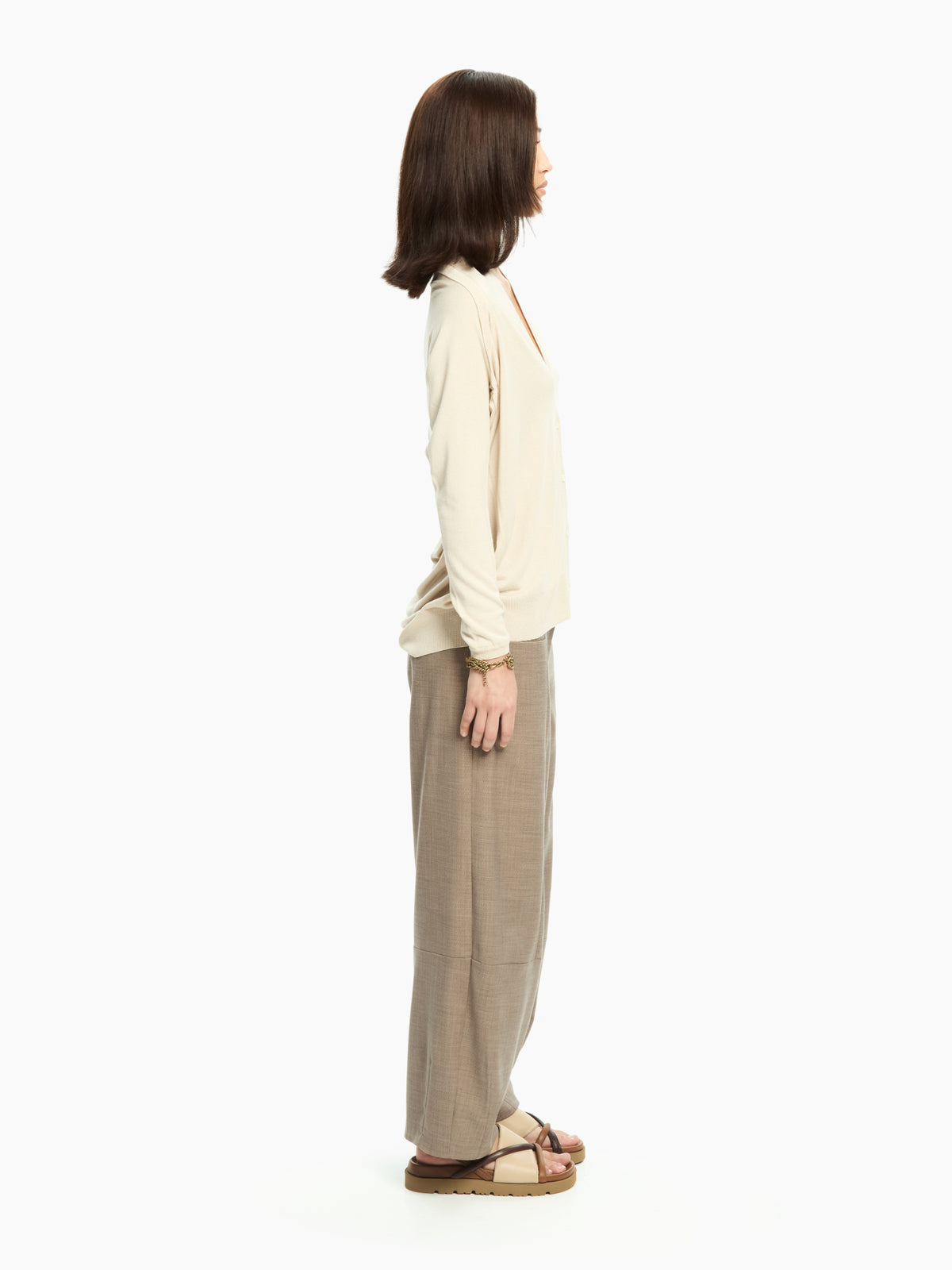 IXOS Cardigan con scollo profondo  BEIGE