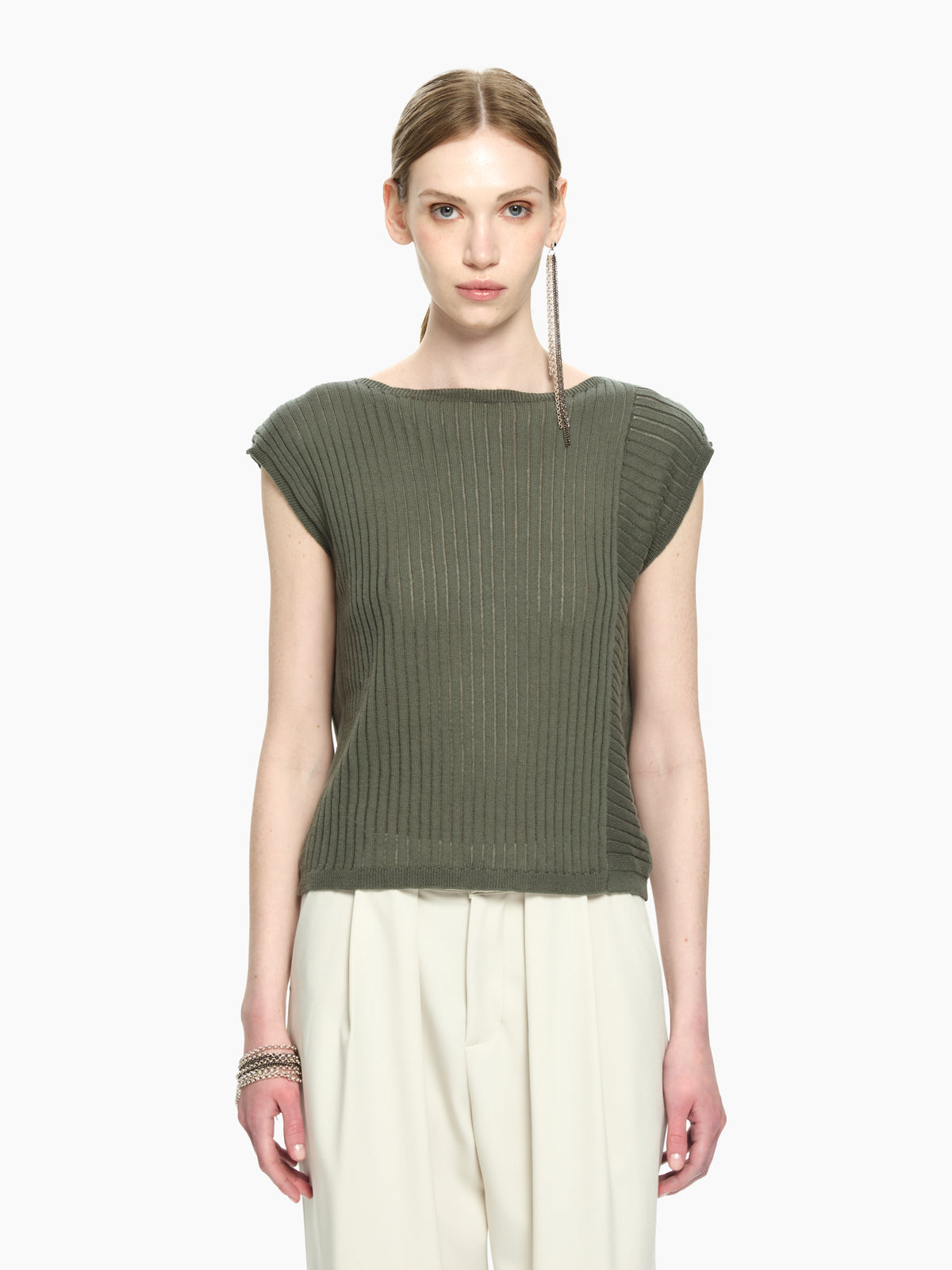IXOS Top in maglia  VERDE