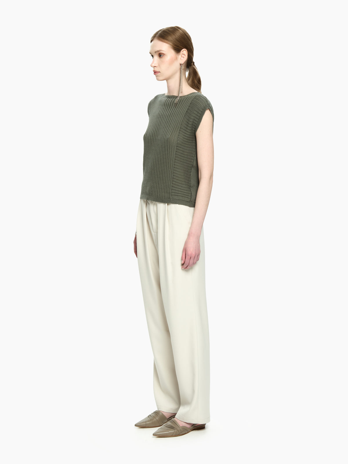 IXOS Top in maglia  VERDE