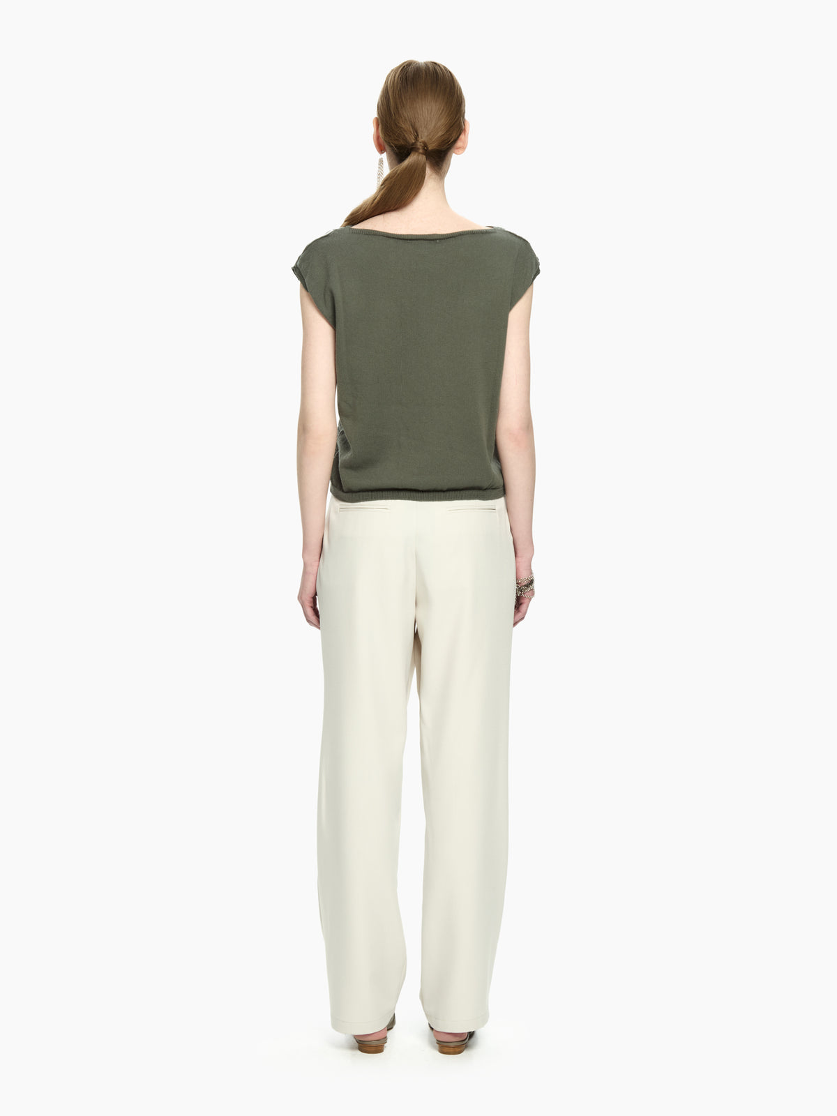 IXOS Top in maglia  VERDE