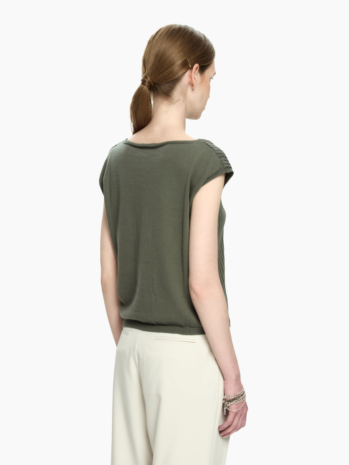 IXOS Top in maglia  VERDE