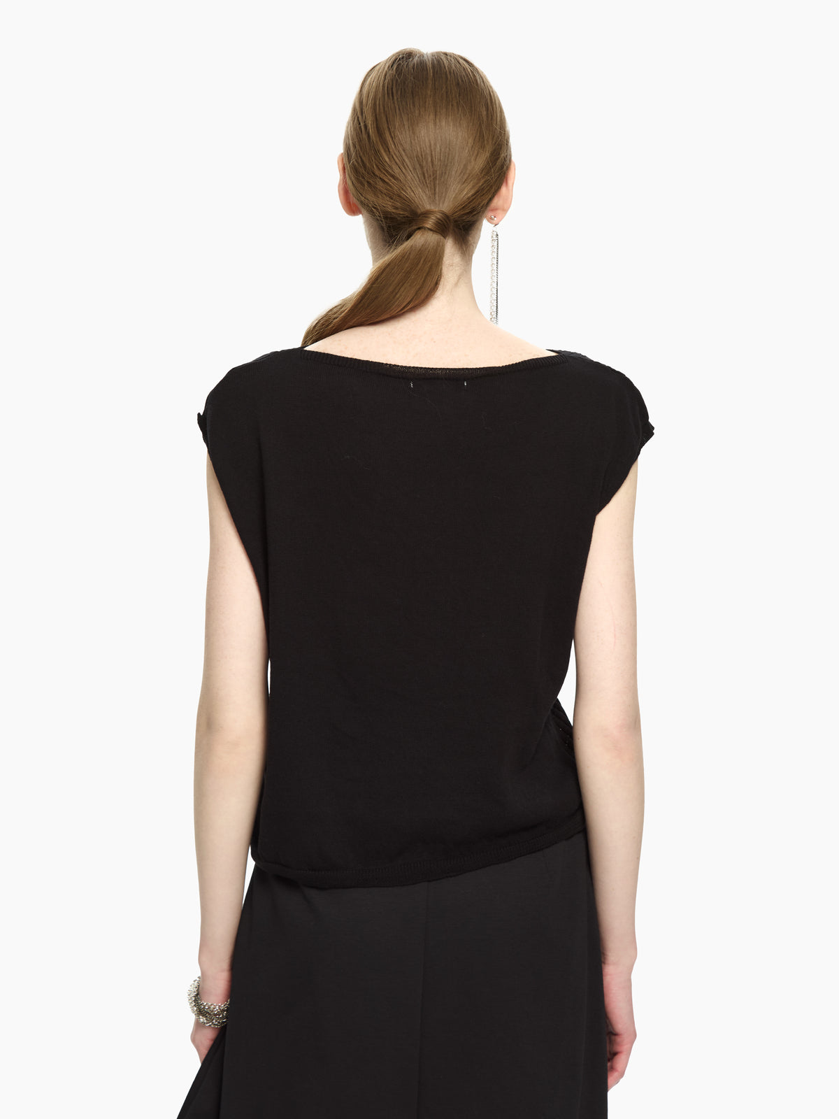 IXOS Top in maglia  NERO
