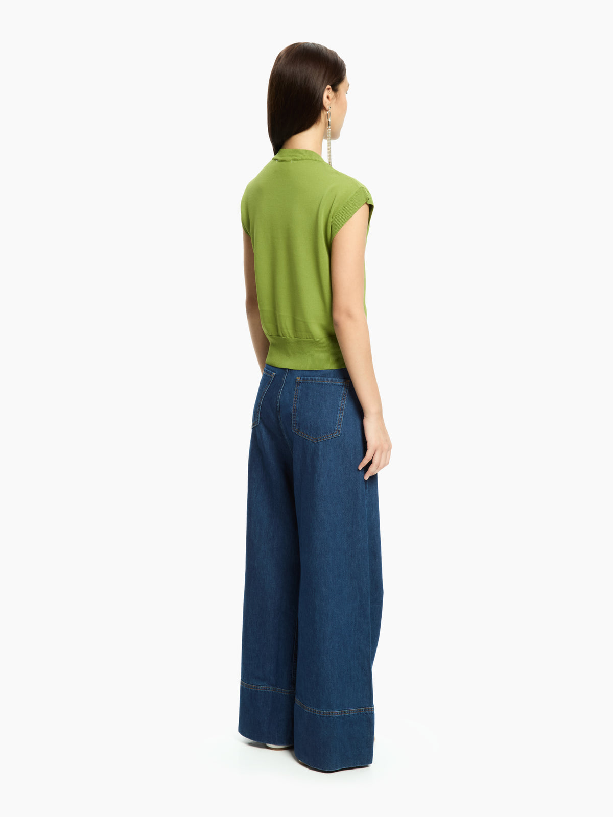 IXOS Top in maglia VERDE