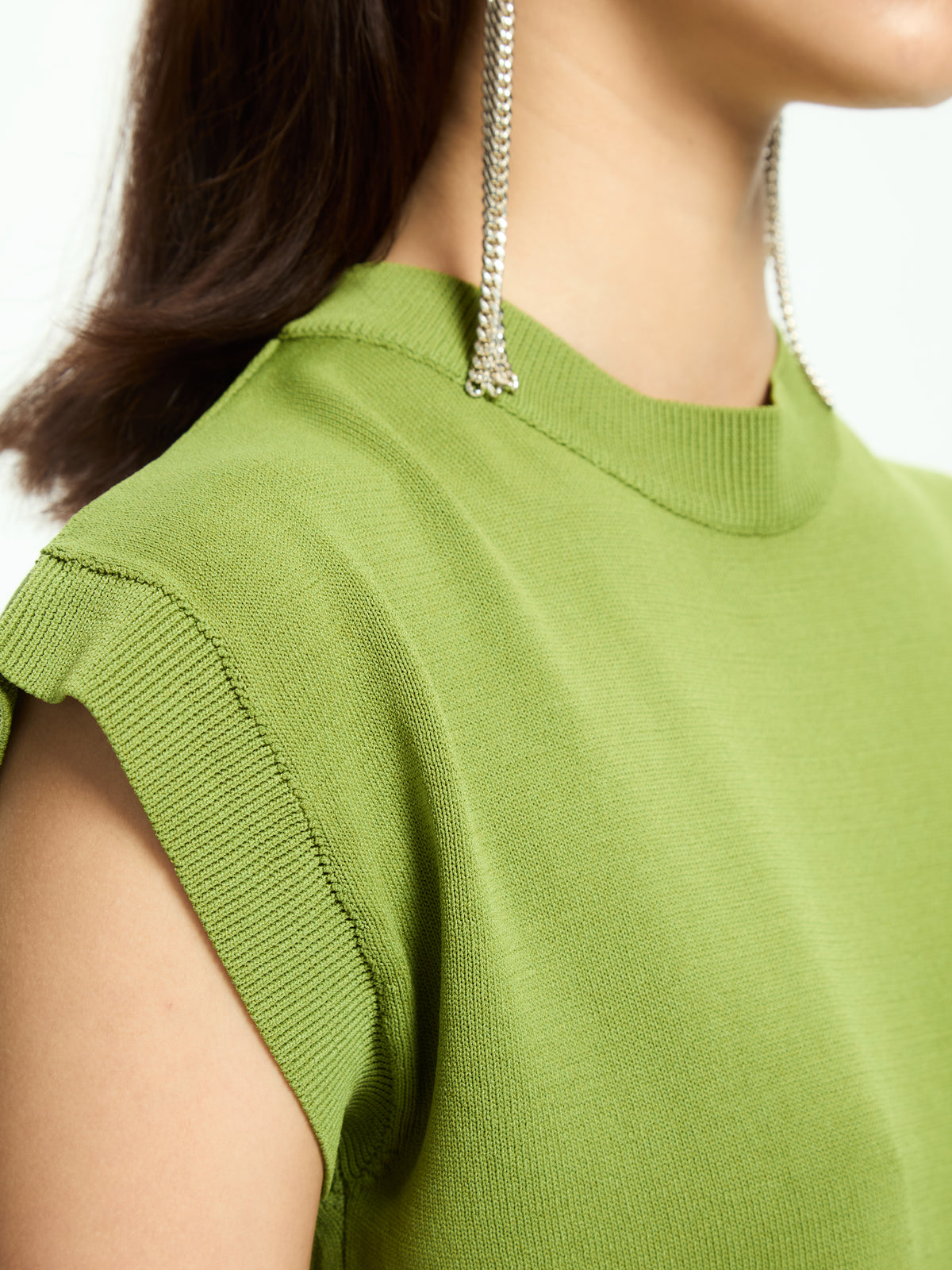 IXOS Top in maglia VERDE
