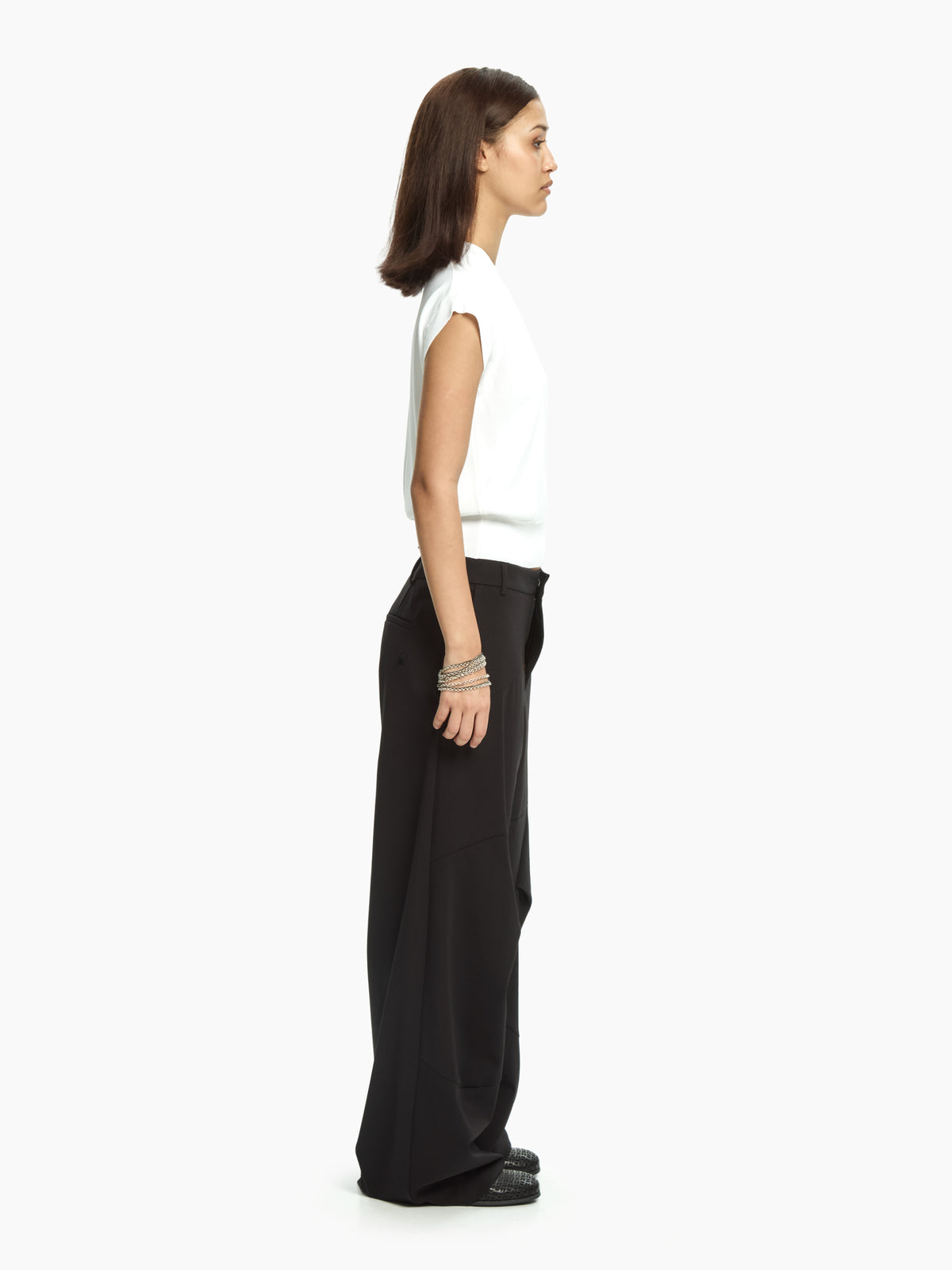 IXOS Top in maglia BIANCO