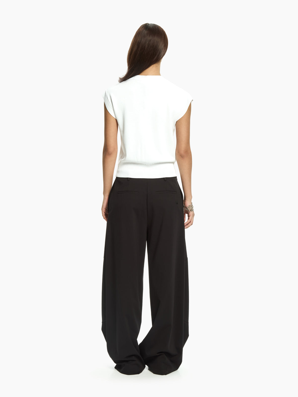 IXOS Top in maglia BIANCO