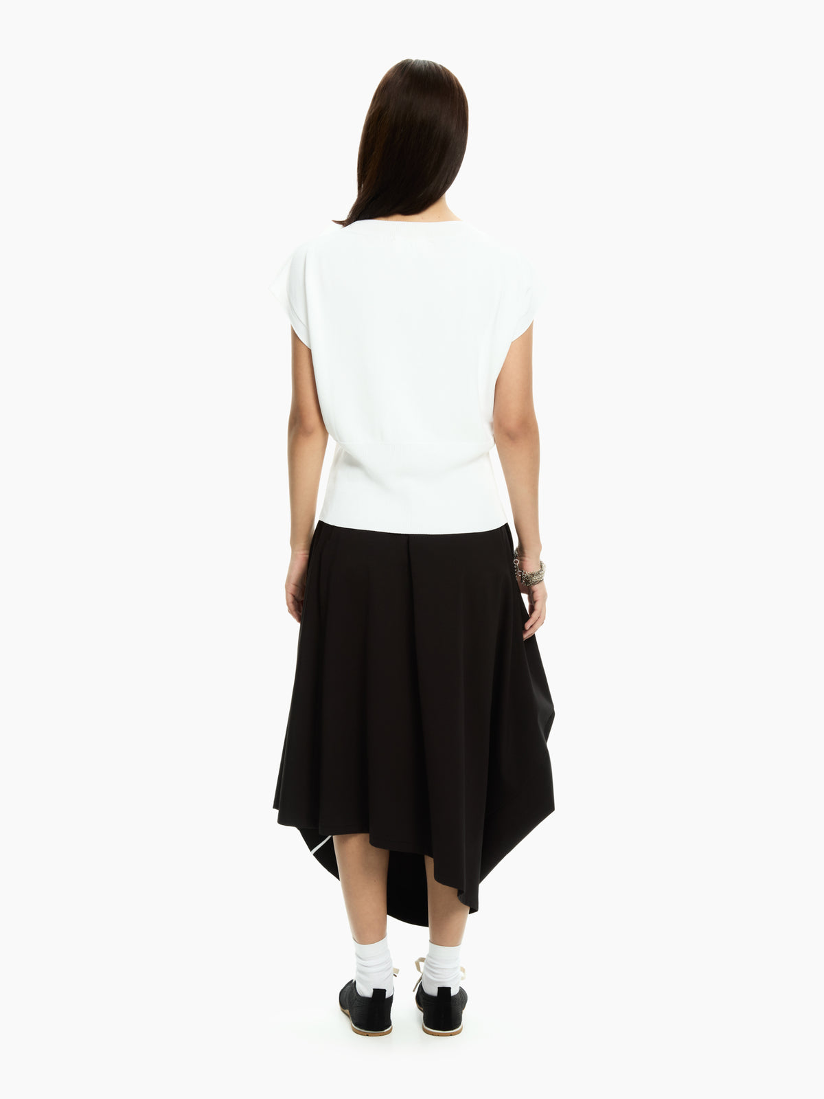 IXOS Top in maglia  BIANCO