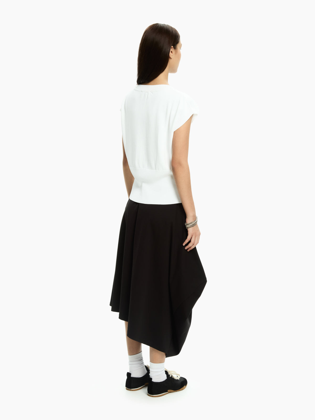 IXOS Top in maglia  BIANCO