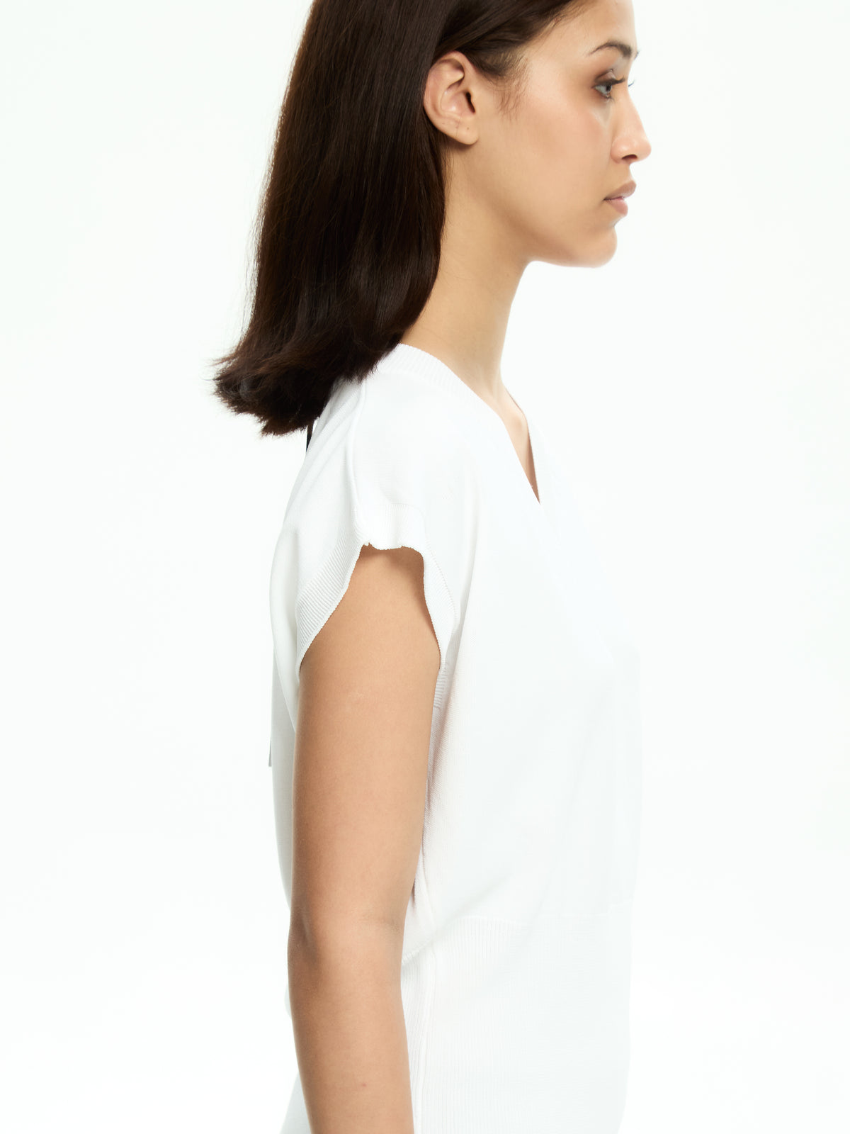 IXOS Top in maglia  BIANCO