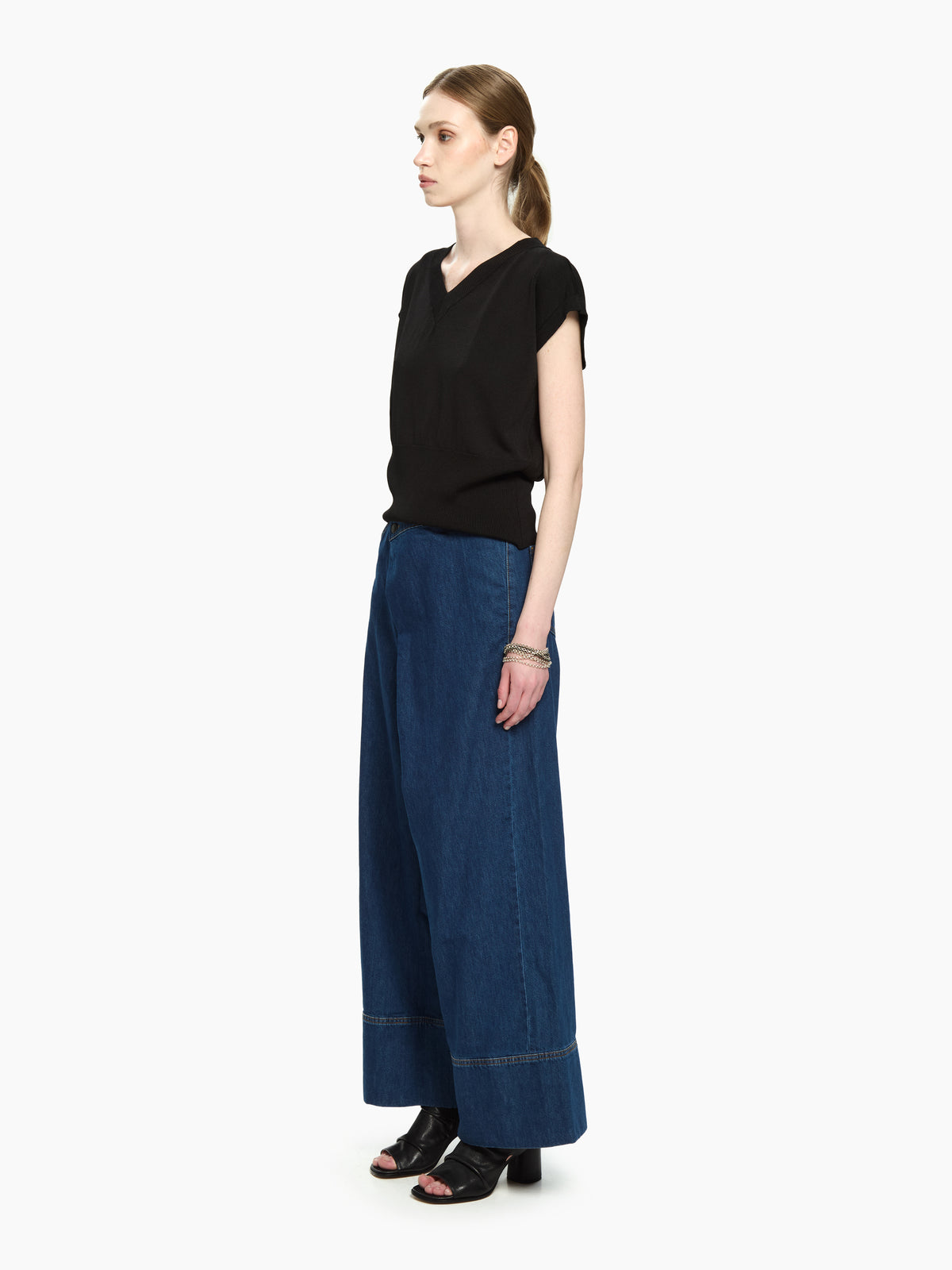 IXOS Top in maglia  NERO