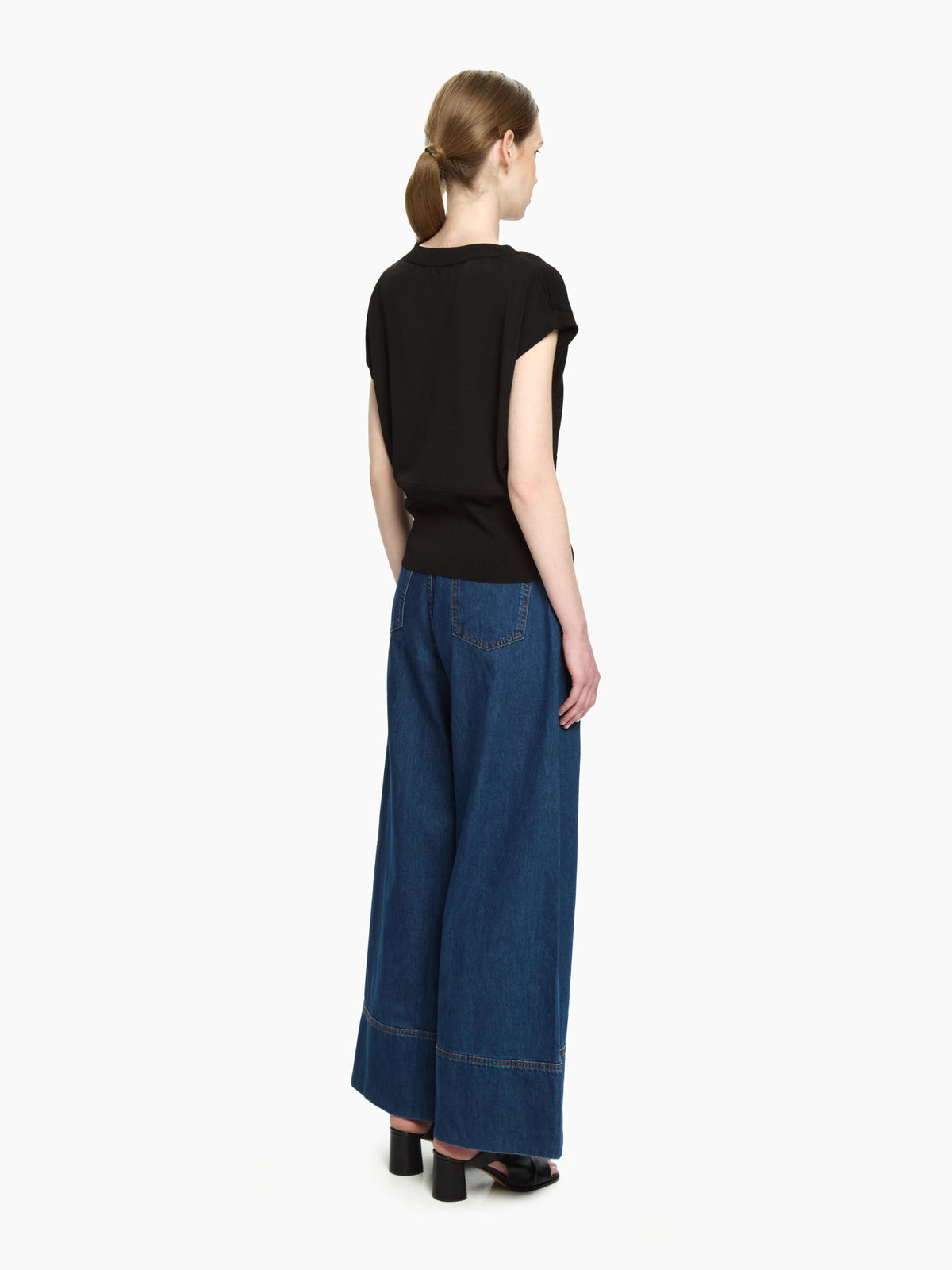 IXOS Top in maglia  NERO