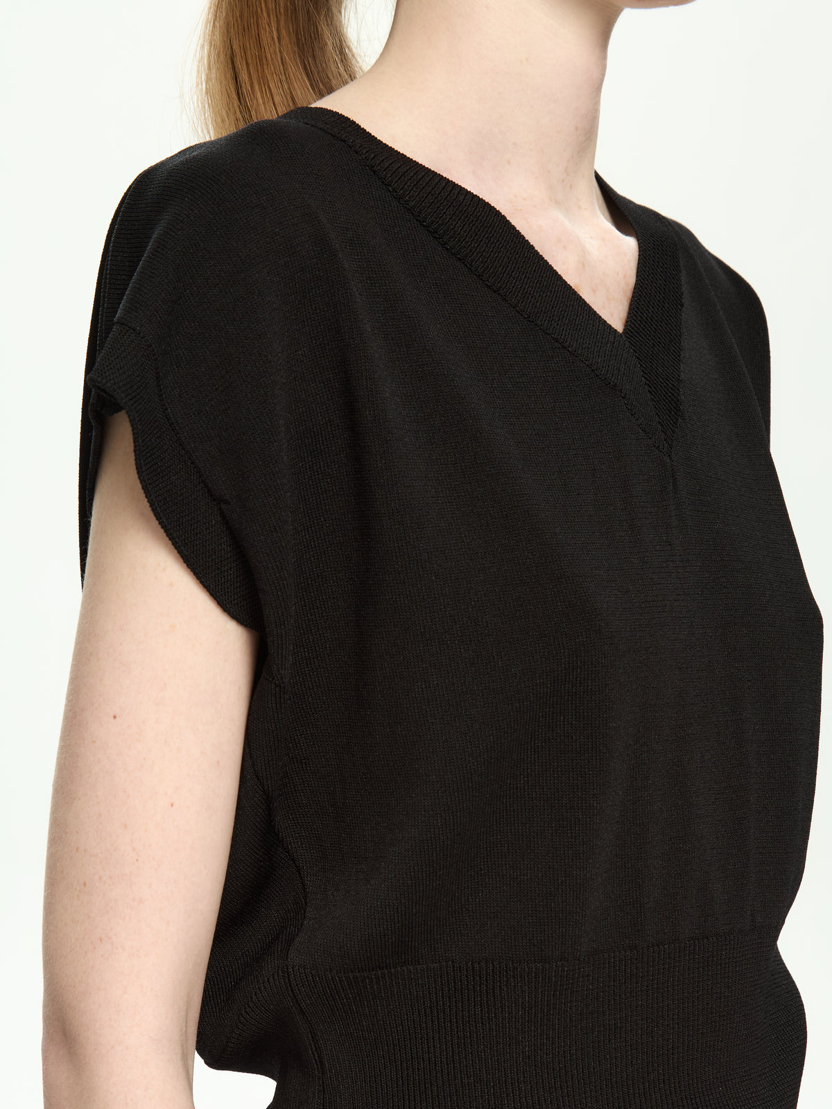 IXOS Top in maglia  NERO