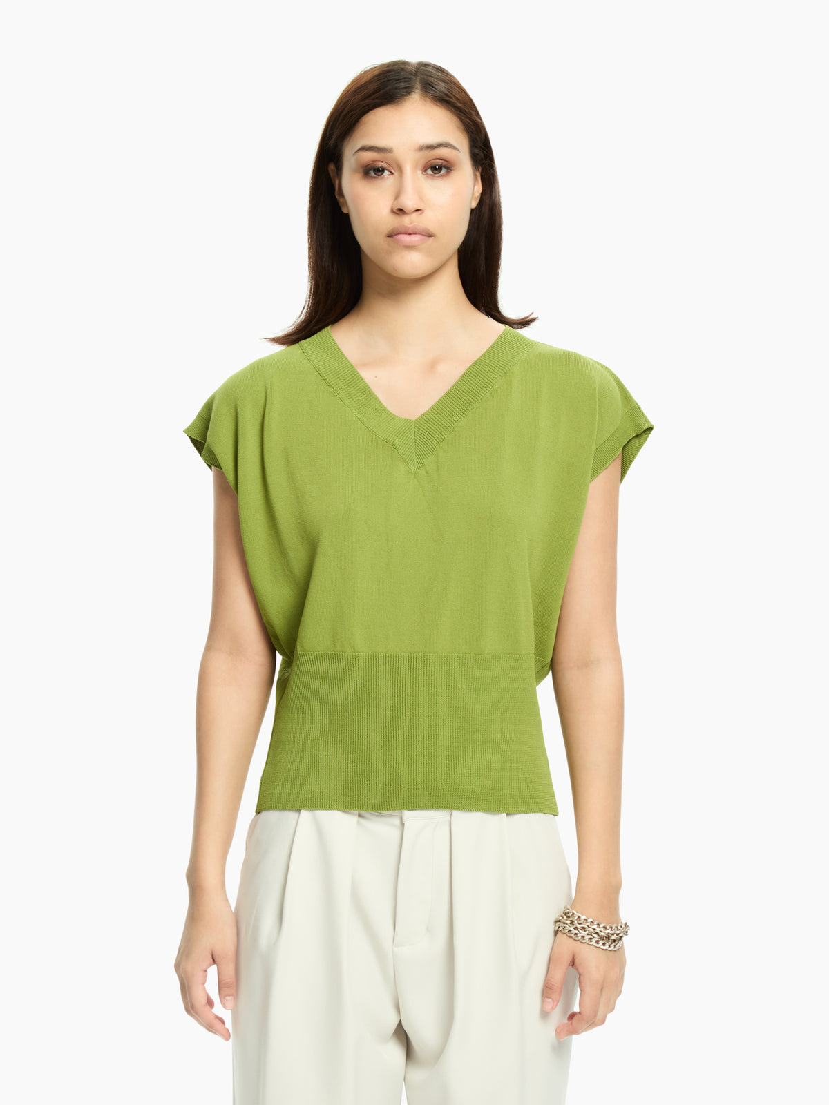 IXOS Top in maglia  VERDE