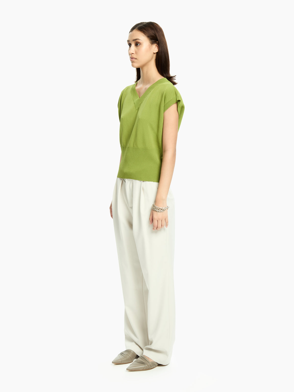 IXOS Top in maglia  VERDE