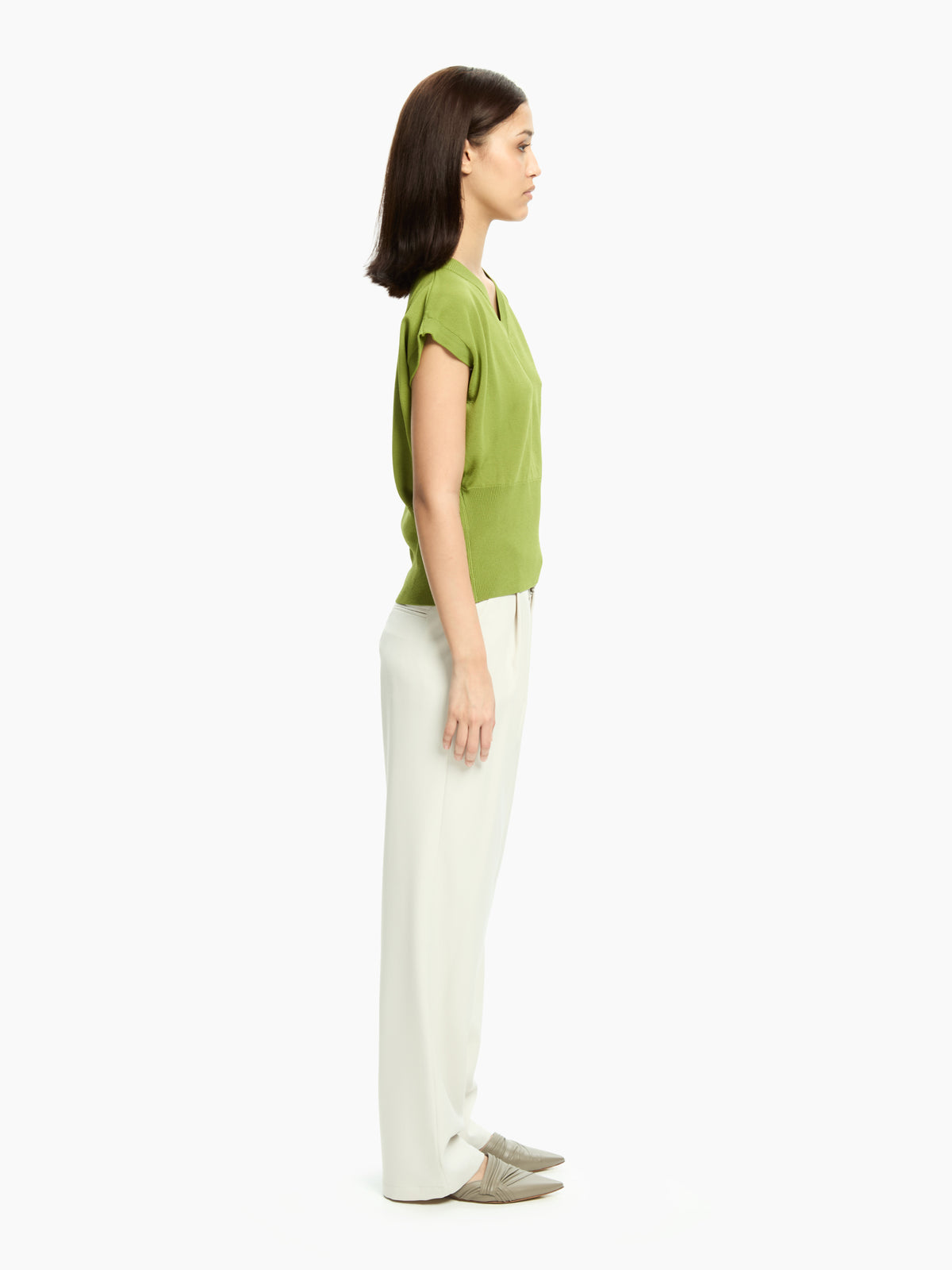 IXOS Top in maglia  VERDE