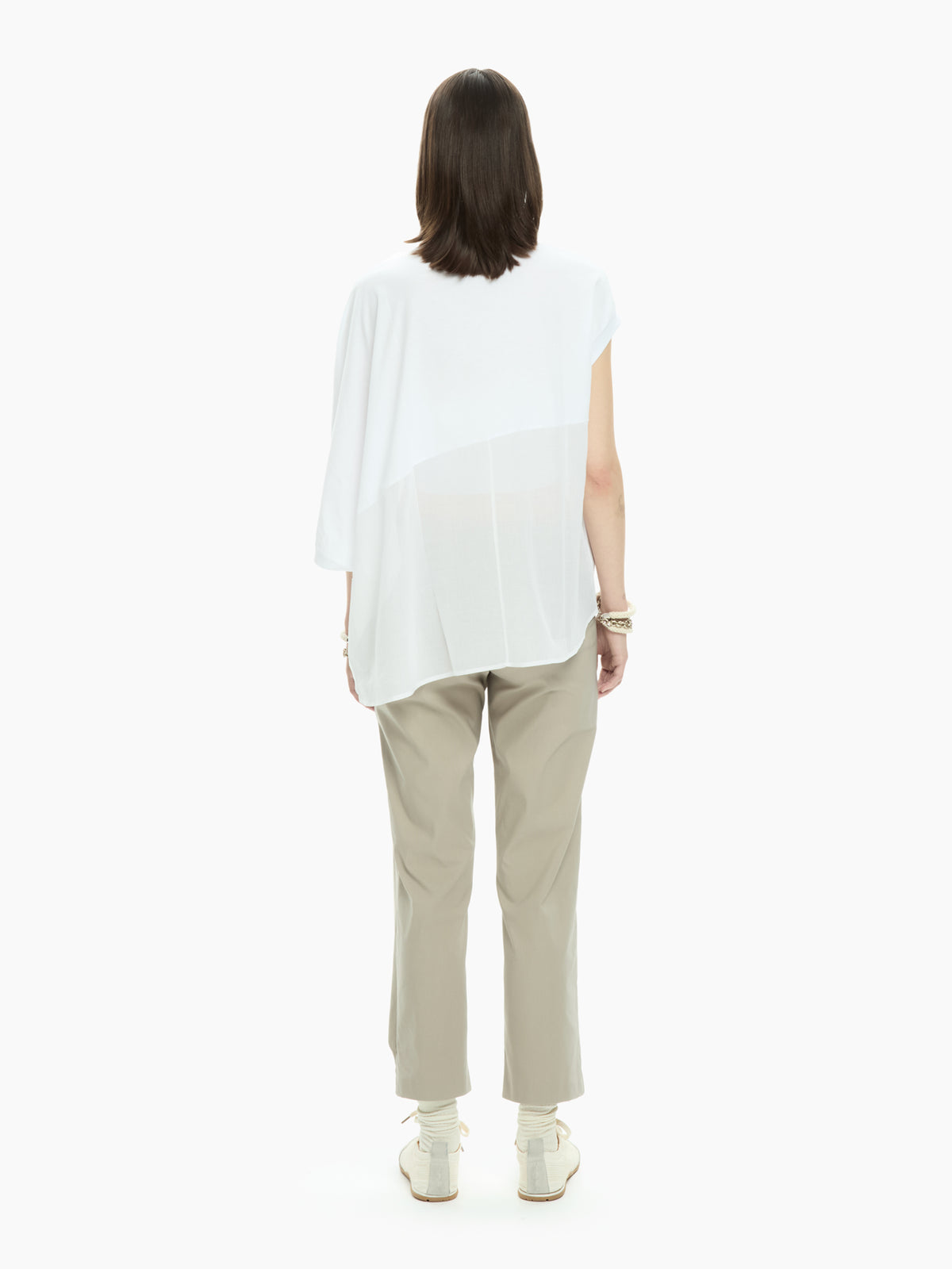 IXOS Top asimmetrico BIANCO