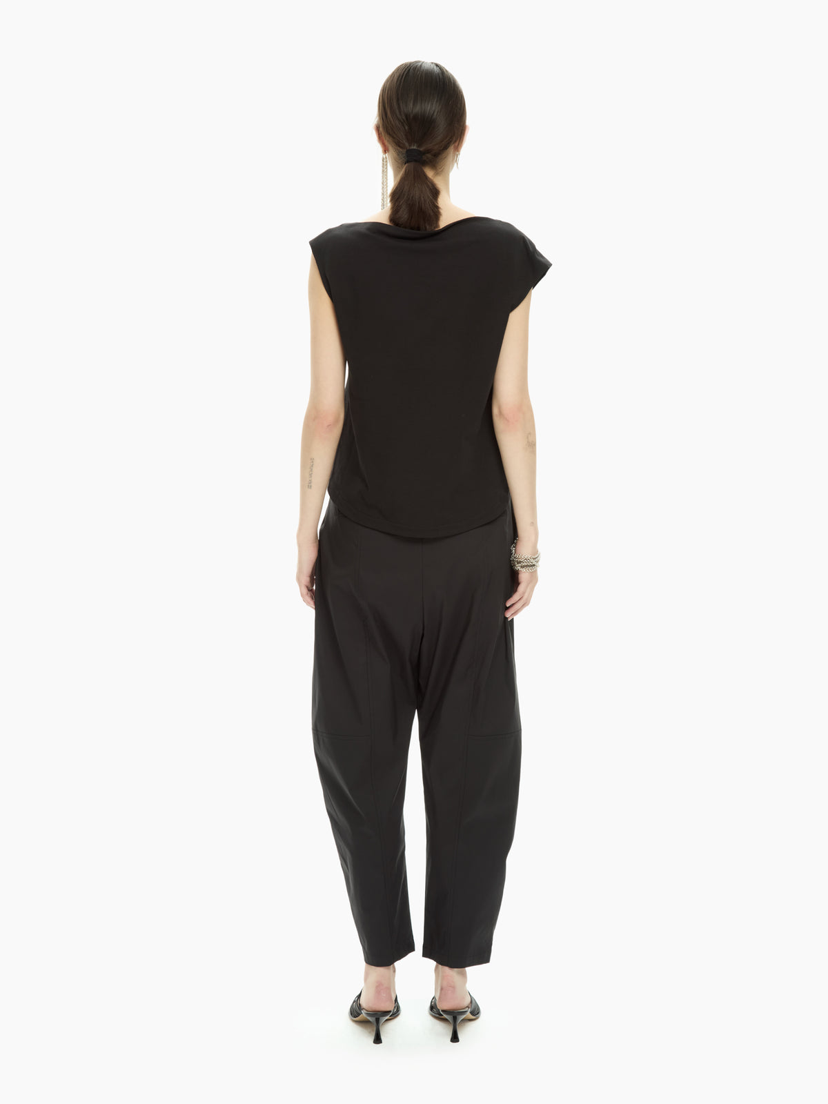 IXOS Top smanicato NERO
