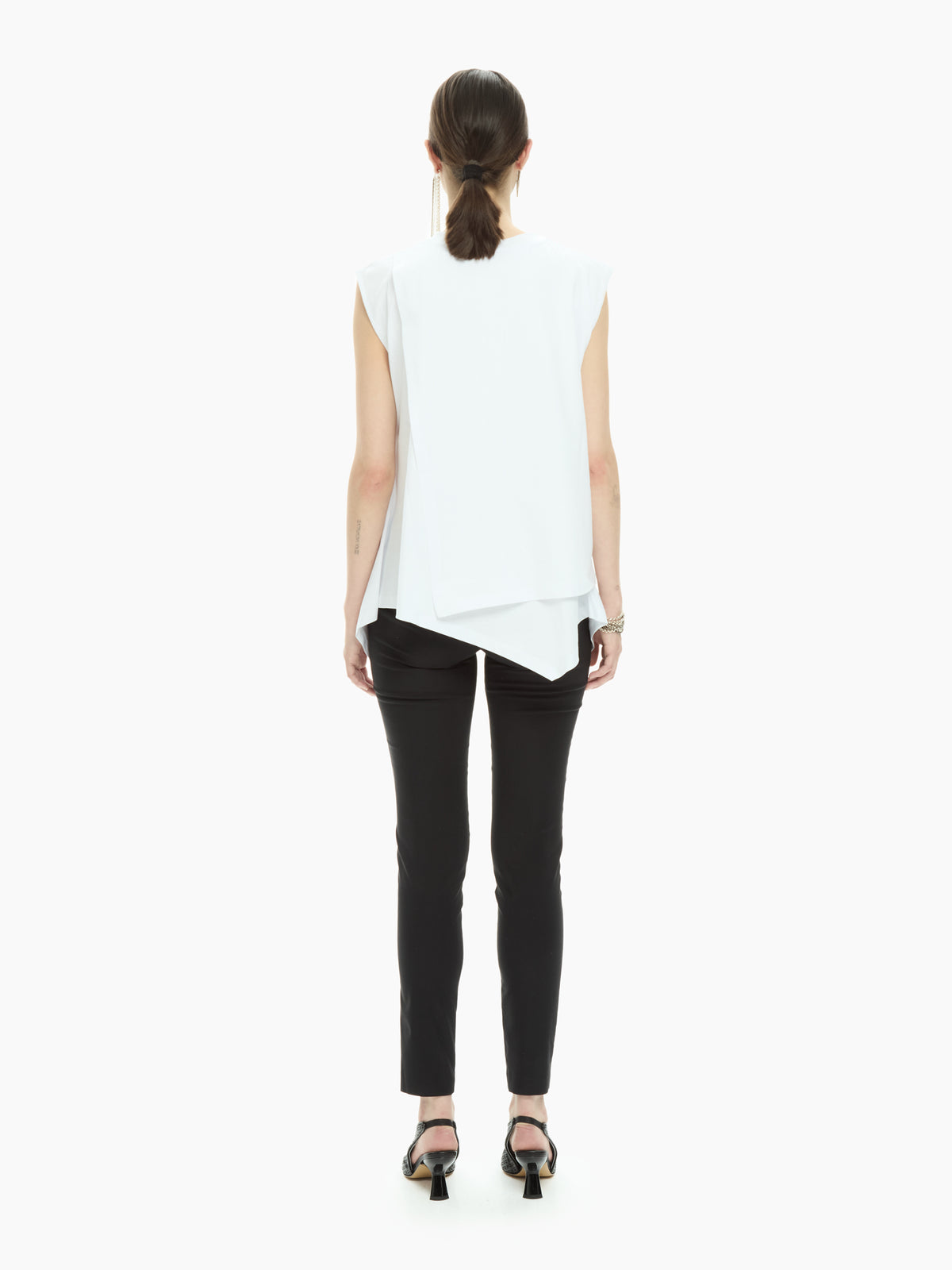IXOS Top smanicato  BIANCO