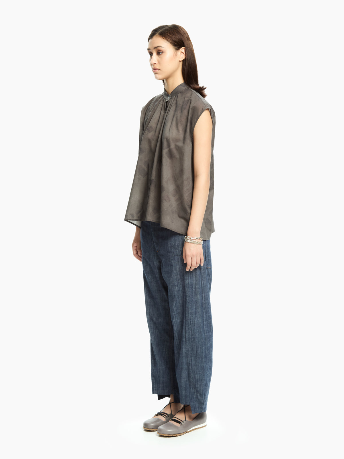 IXOS Camicia smanicata over GRIGIO