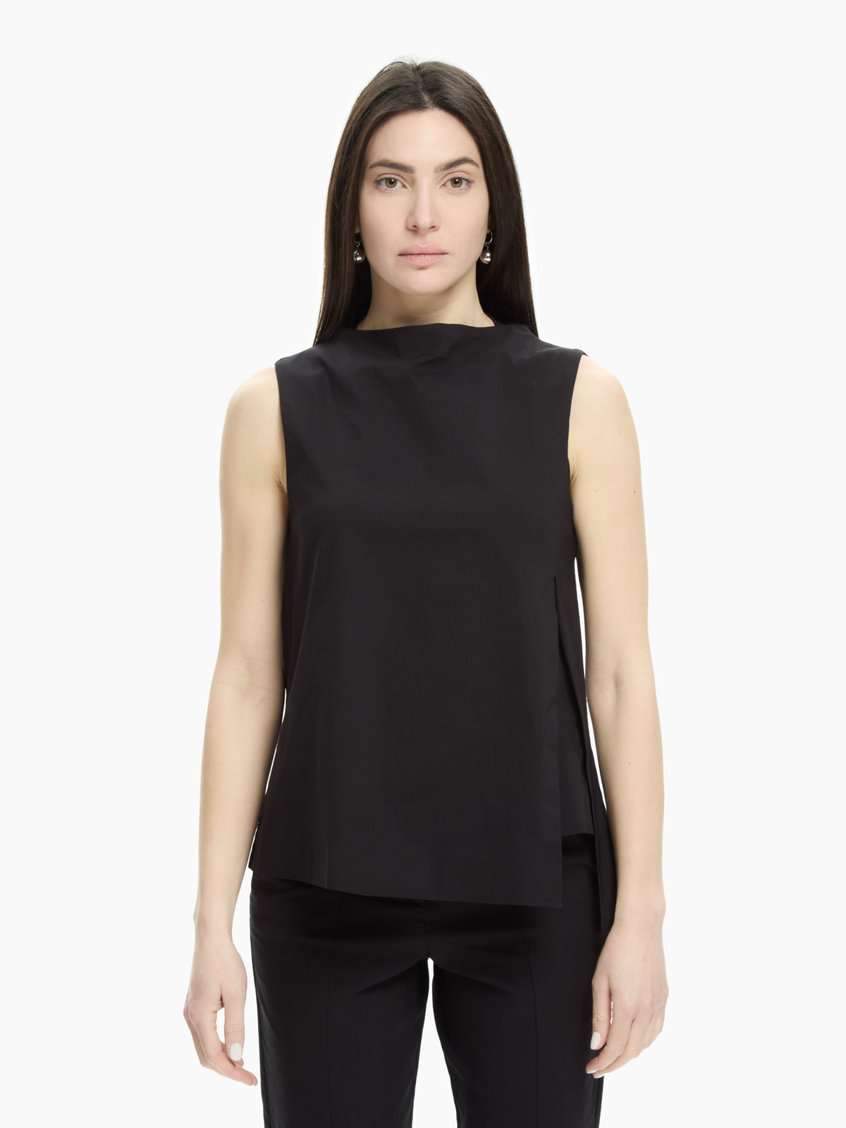 IXOS Top smanicato NERO