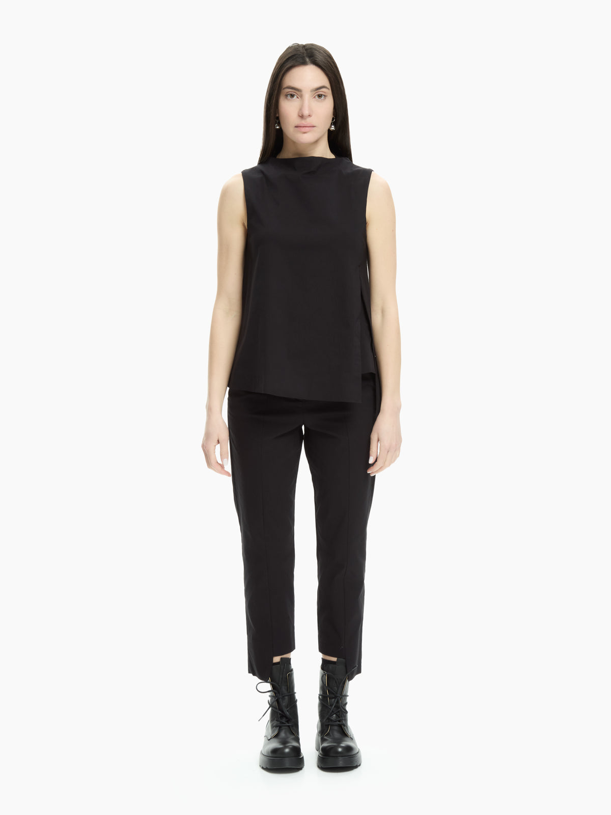 IXOS Top smanicato NERO