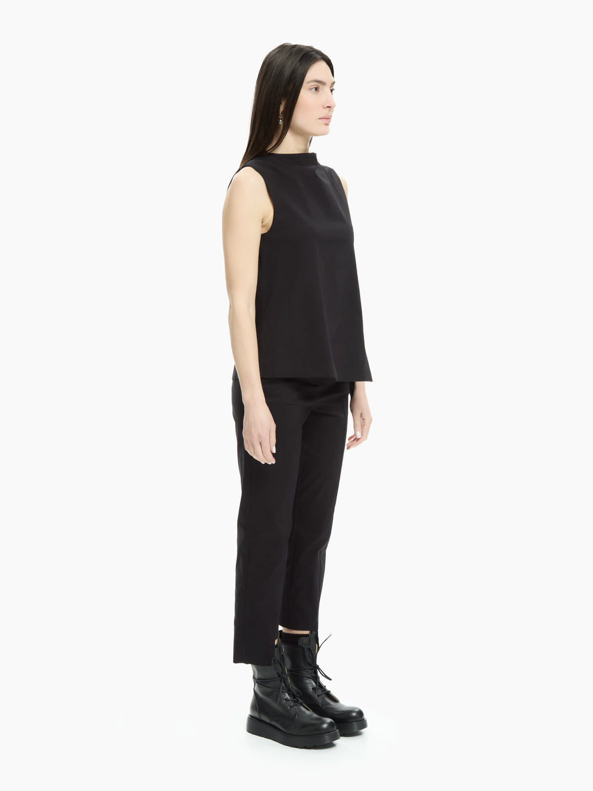 IXOS Top smanicato NERO