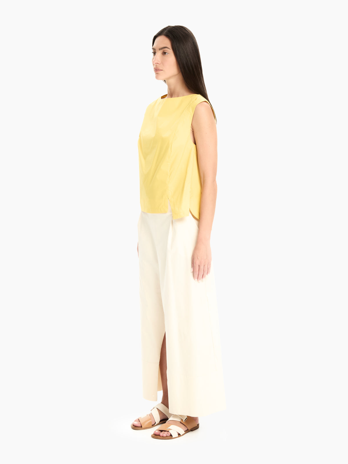 IXOS Top asimmetrico GIALLO