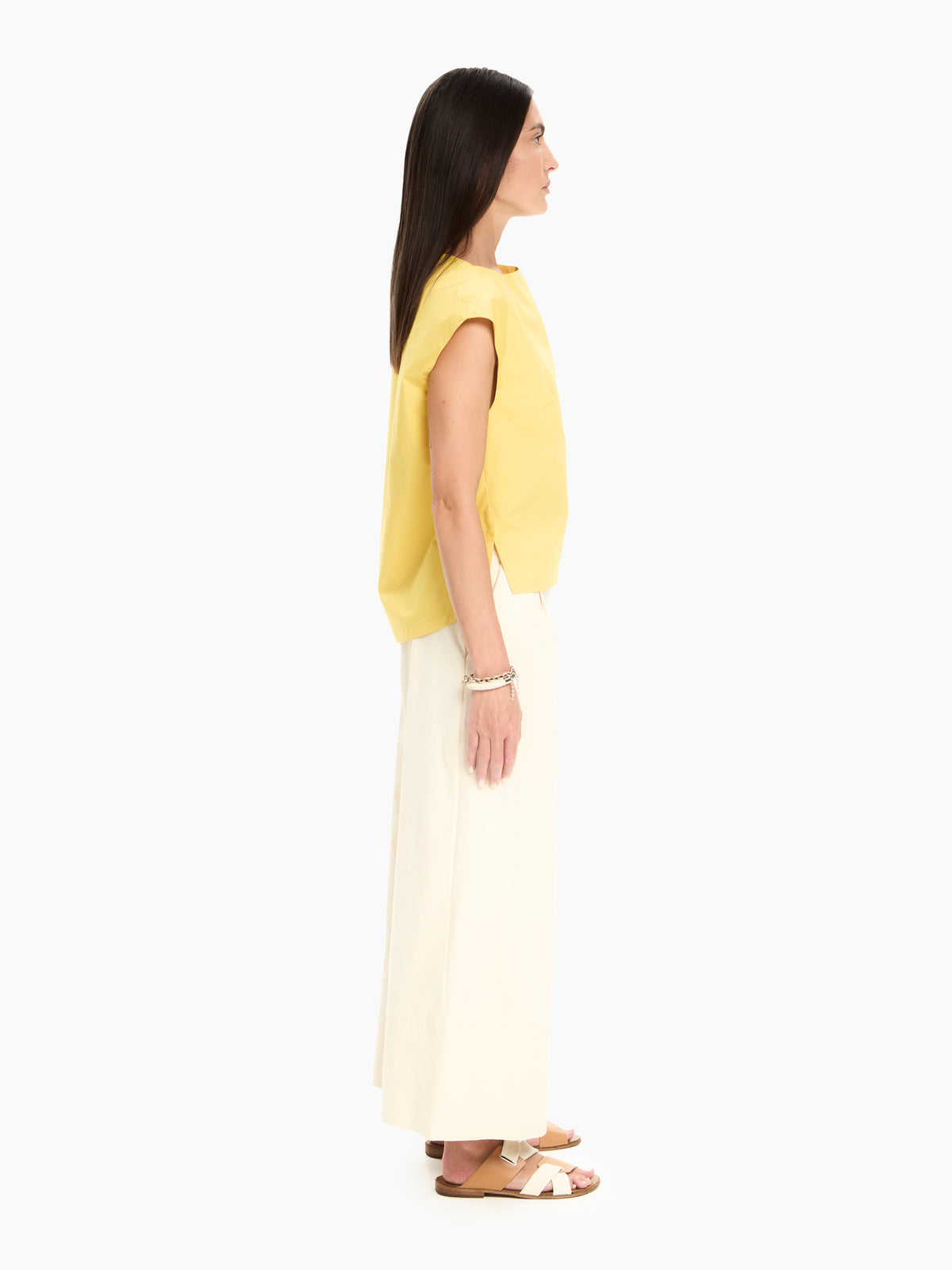 IXOS Top asimmetrico GIALLO