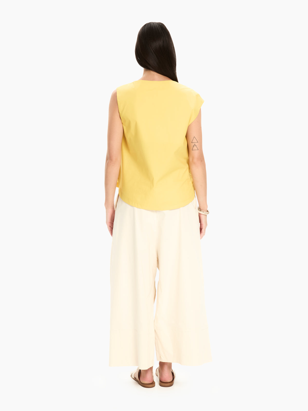 IXOS Top asimmetrico GIALLO