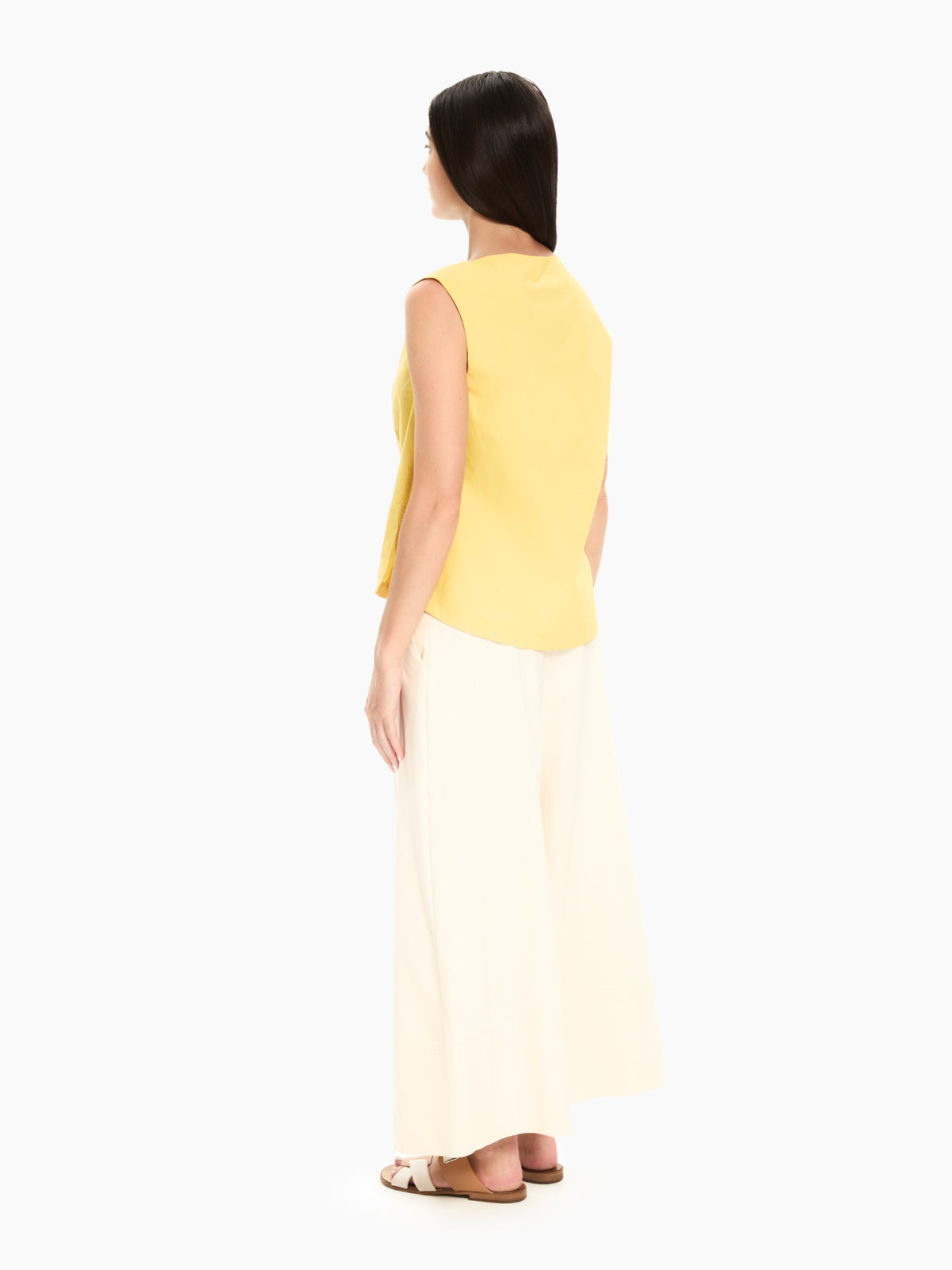 IXOS Top asimmetrico GIALLO