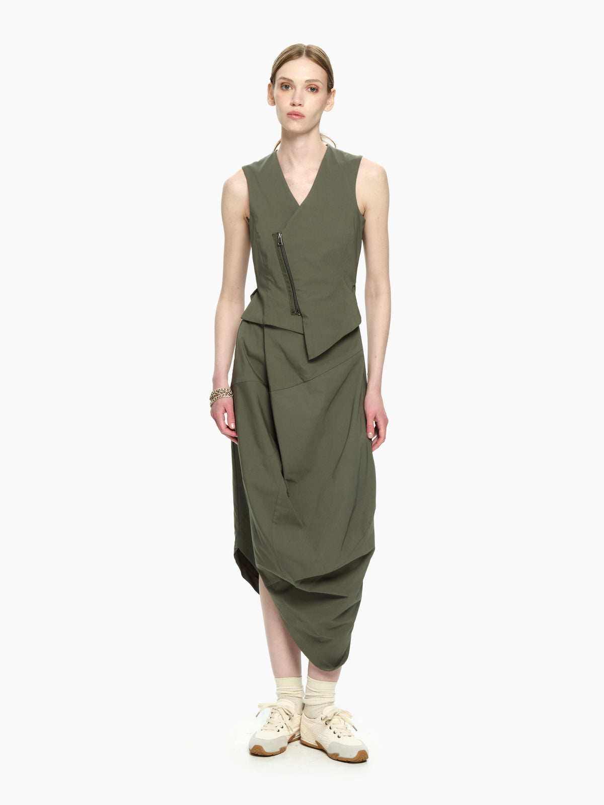 IXOS Abito con costruzione sartoriale VERDE