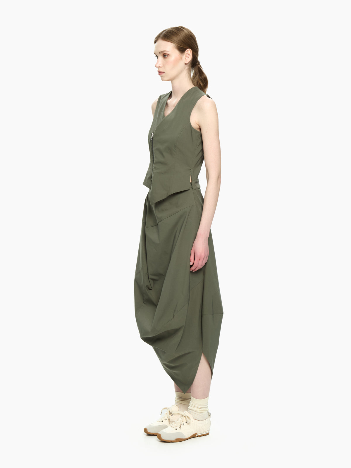 IXOS Abito con costruzione sartoriale VERDE