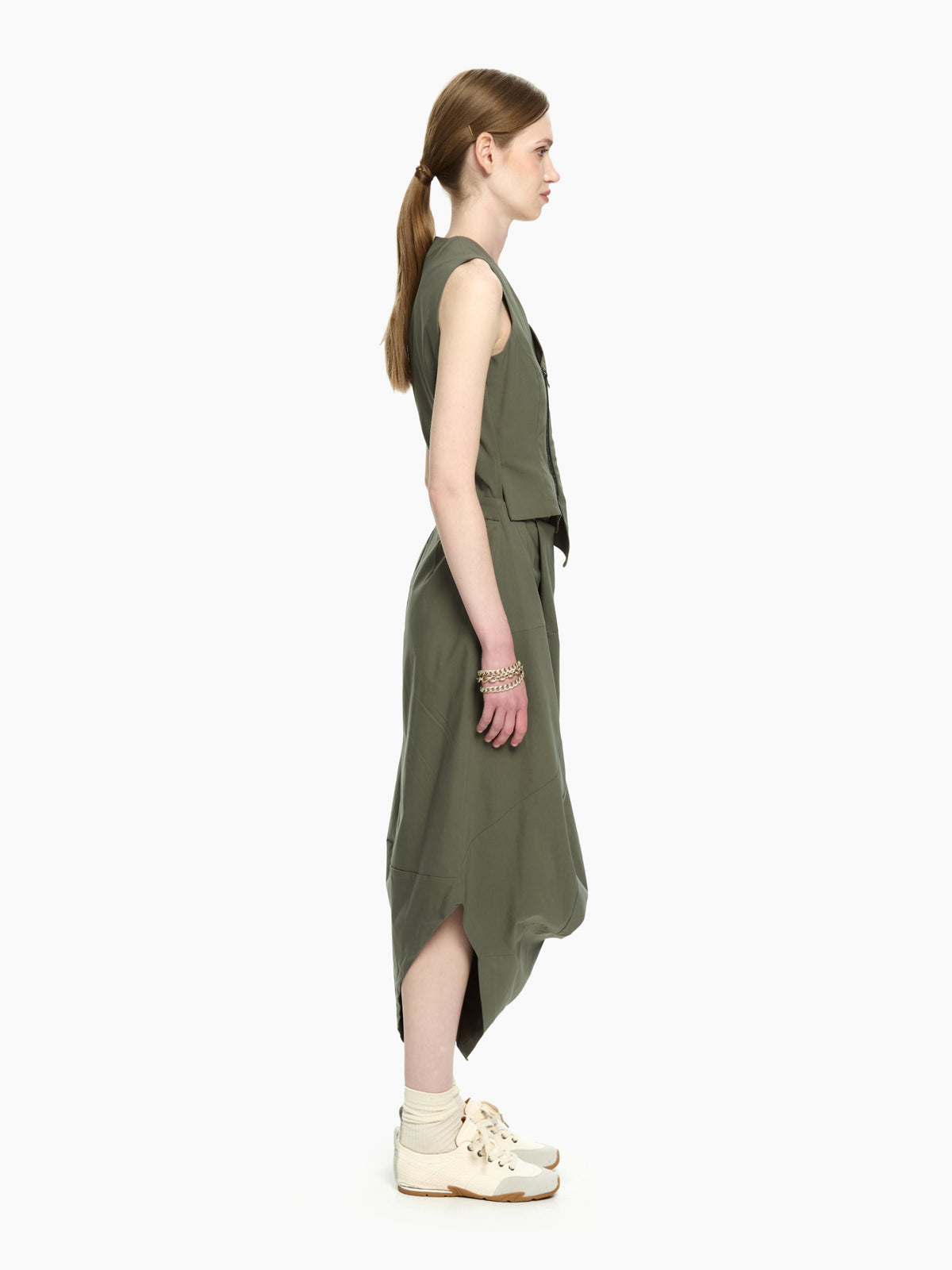 IXOS Abito con costruzione sartoriale VERDE