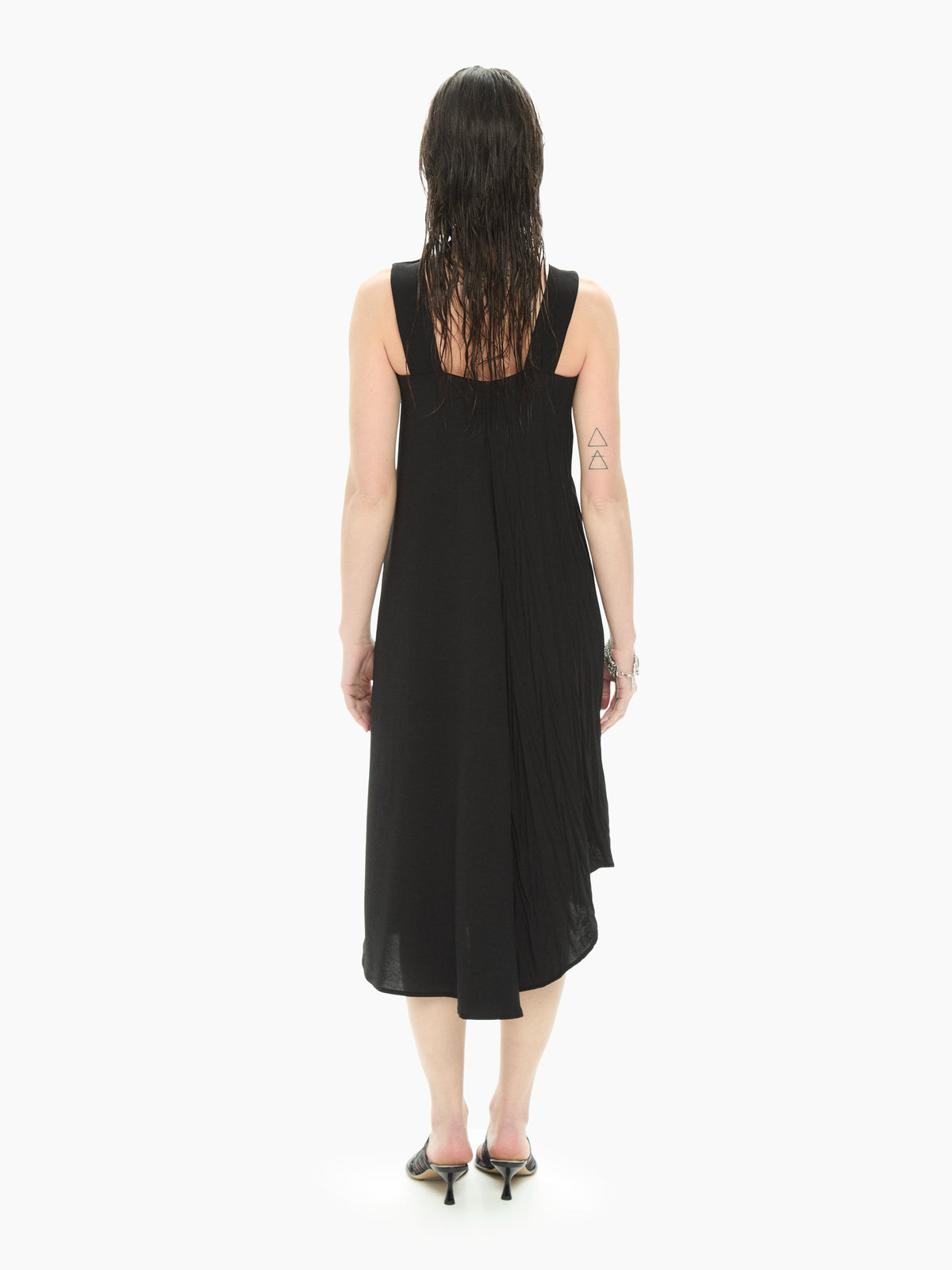 IXOS Abito midi asimmetrico NERO