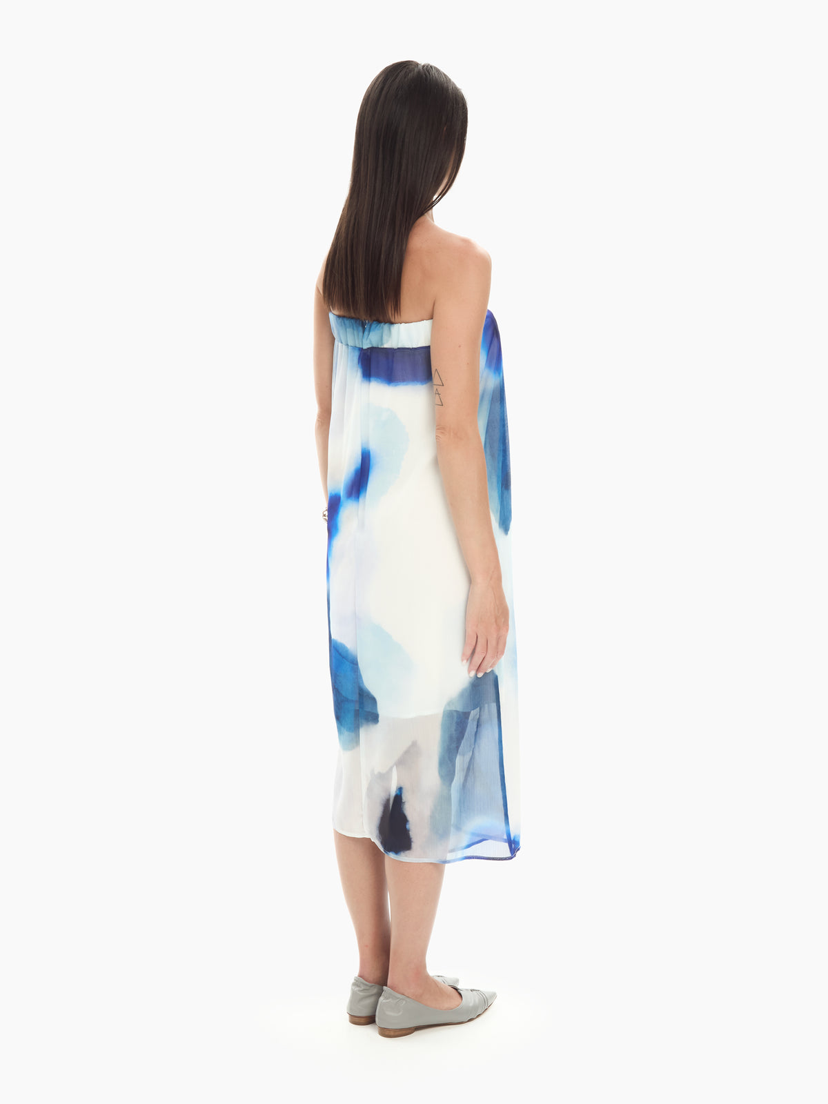 IXOS Abito con pannelli drappeggiati AZZURRO