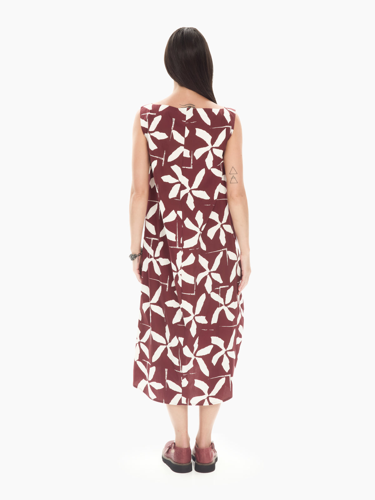 IXOS Abito midi con stampa  BEIGE