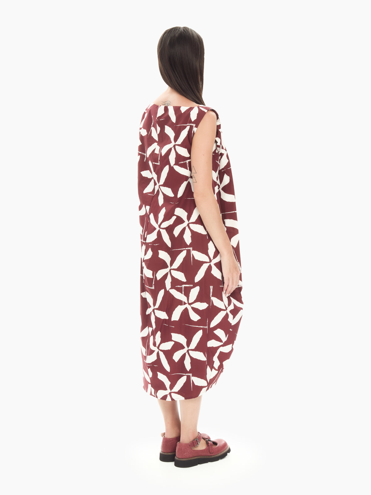 IXOS Abito midi con stampa  BEIGE