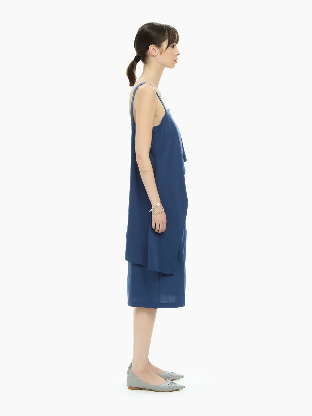 IXOS Abito con pannello sovrapposto BLU