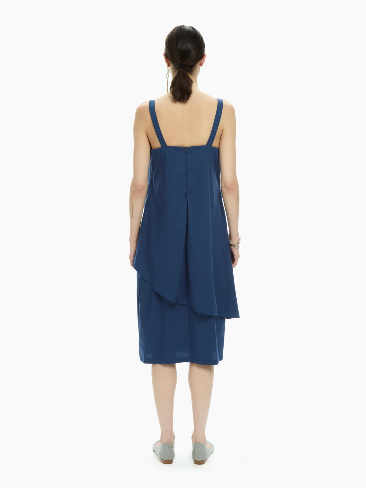 IXOS Abito con pannello sovrapposto BLU
