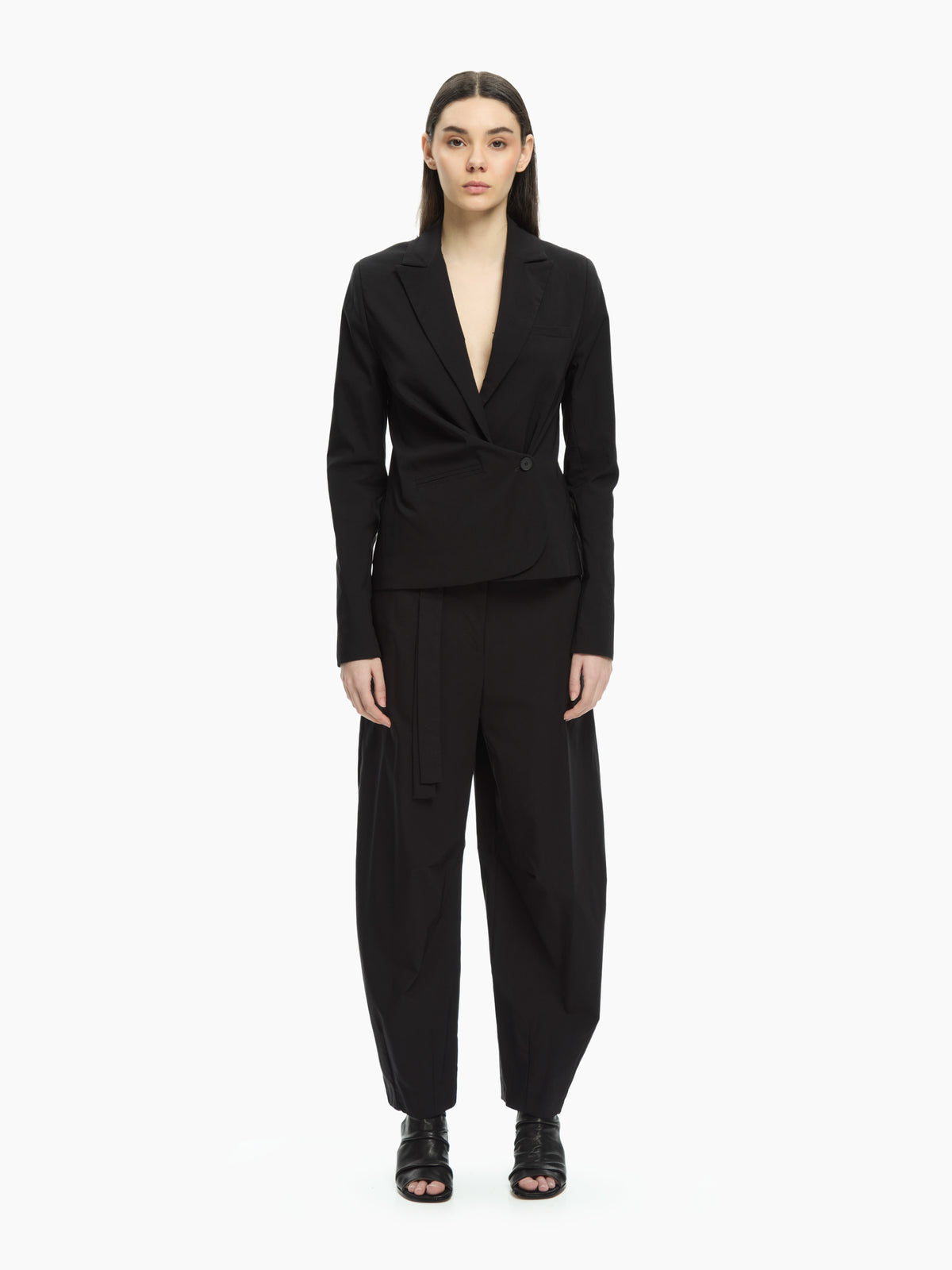IXOS Giacca sartoriale con chiusura asimmetrica NERO