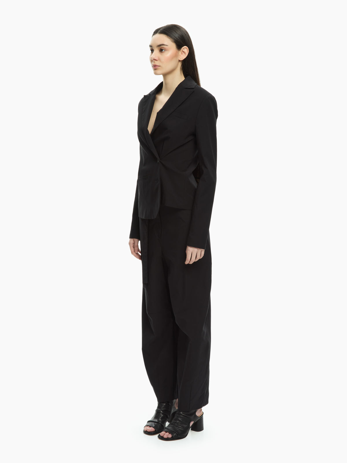 IXOS Giacca sartoriale con chiusura asimmetrica NERO